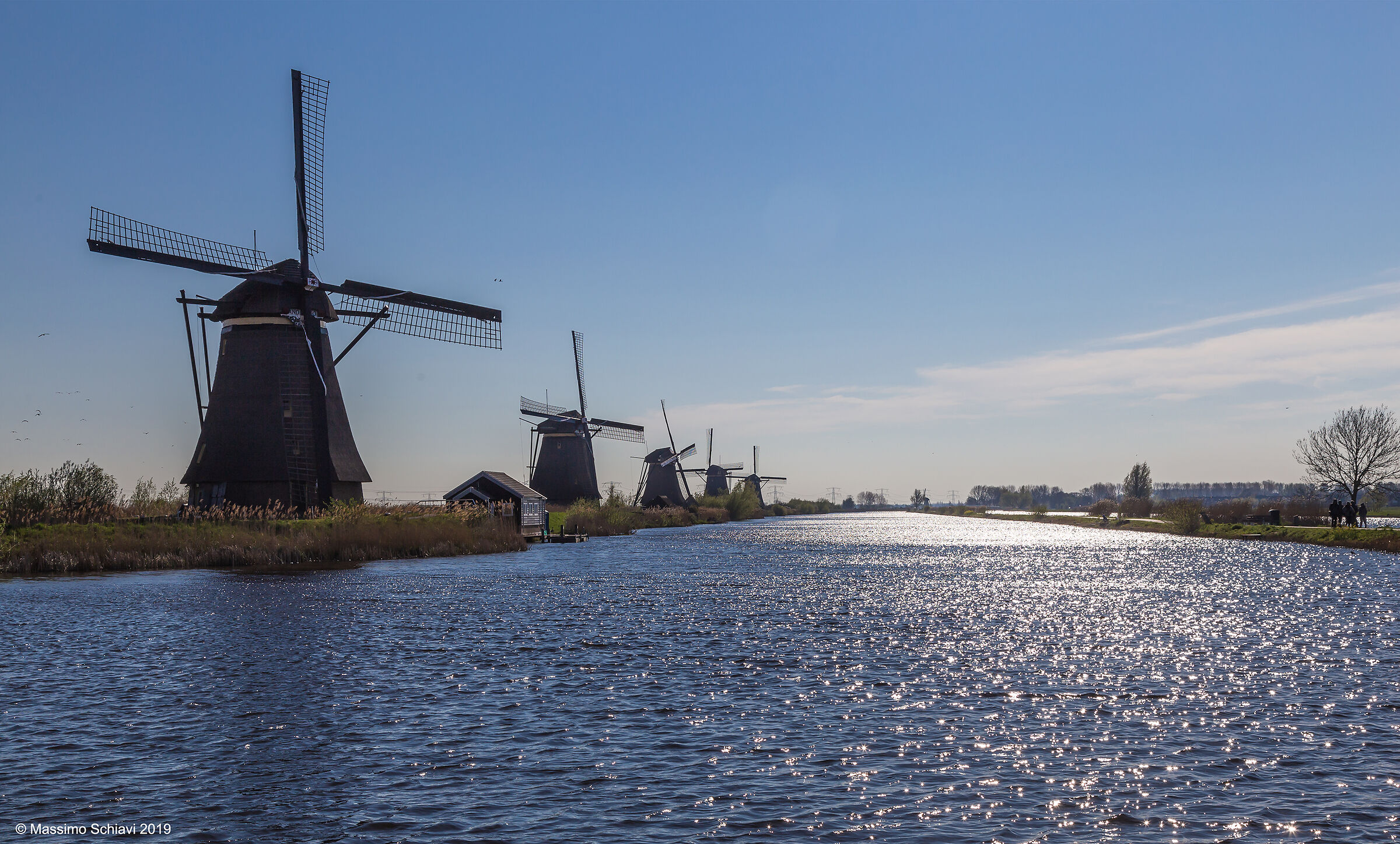 Mulini a vento a Kinderdijk 2 .