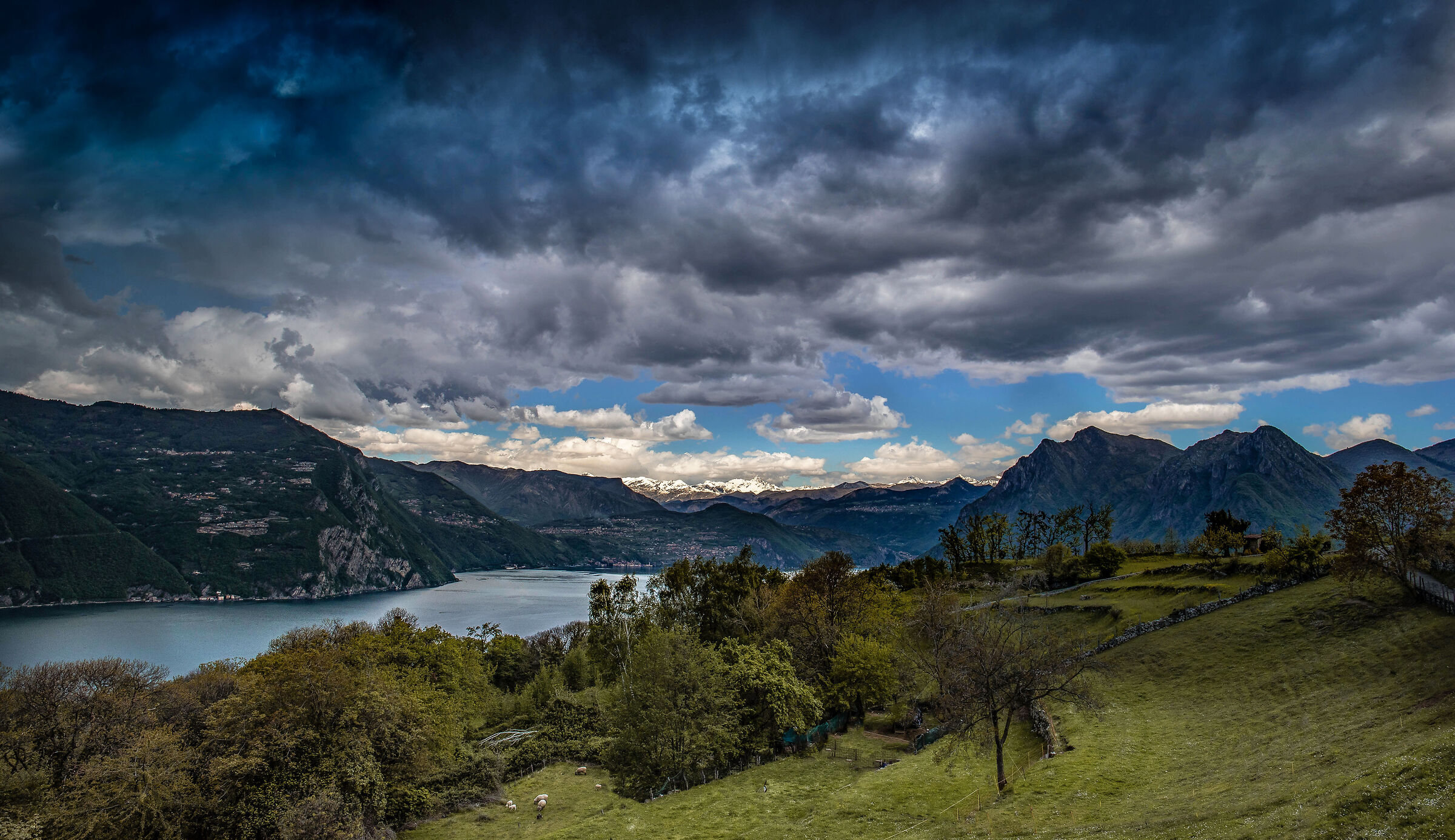 But the sky is blue, above the clouds...