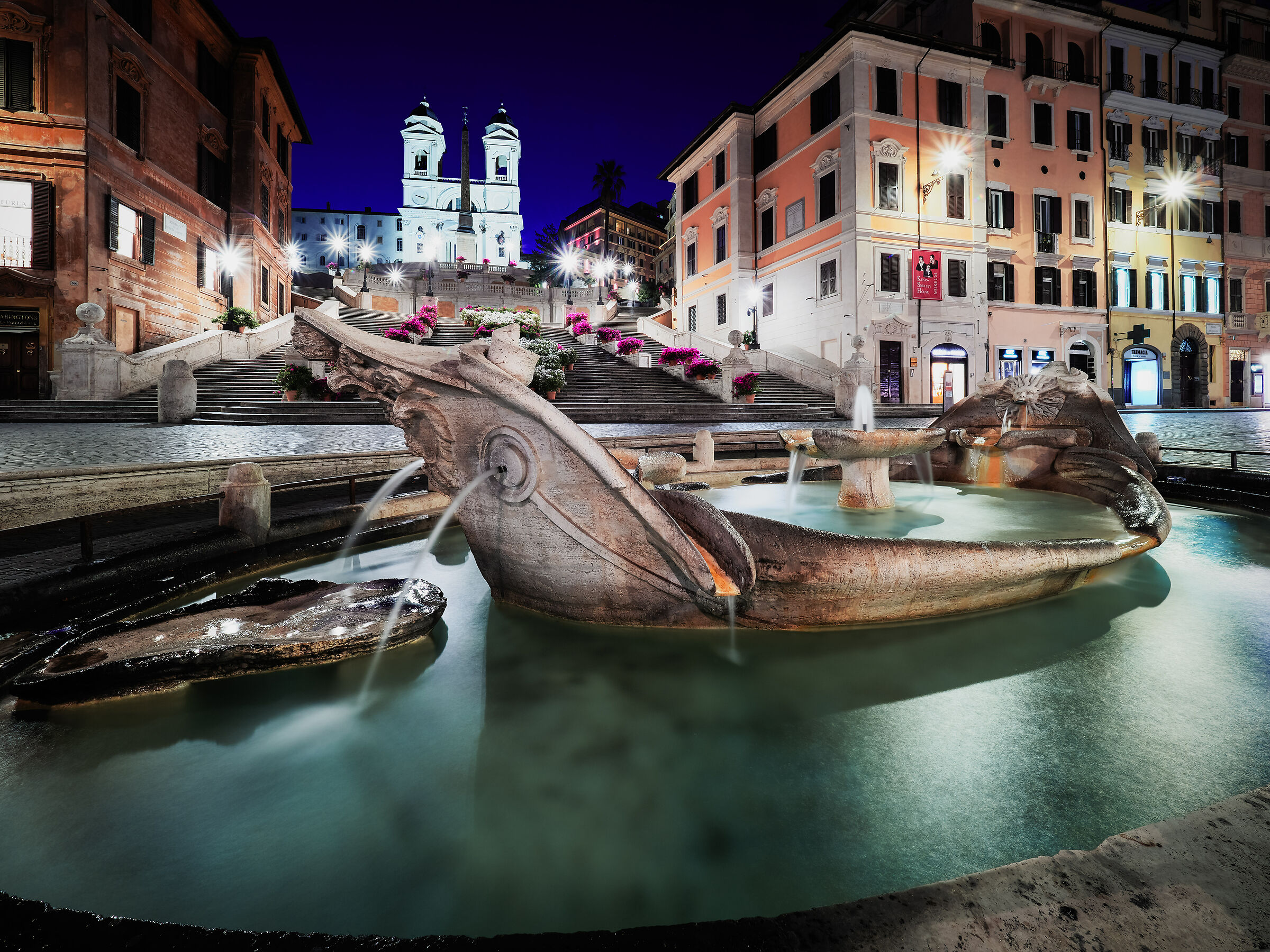The Barcaccia in Trinita dei Monti