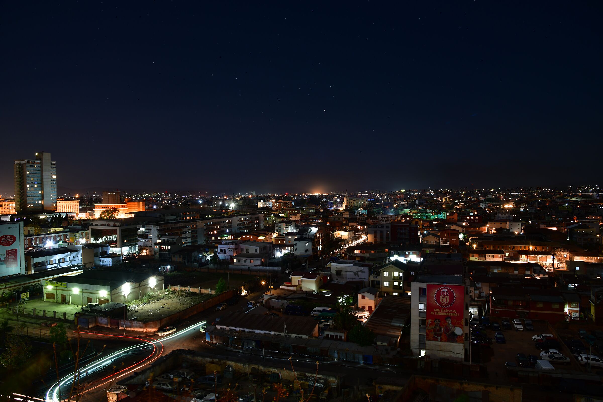 Antananarivo at night