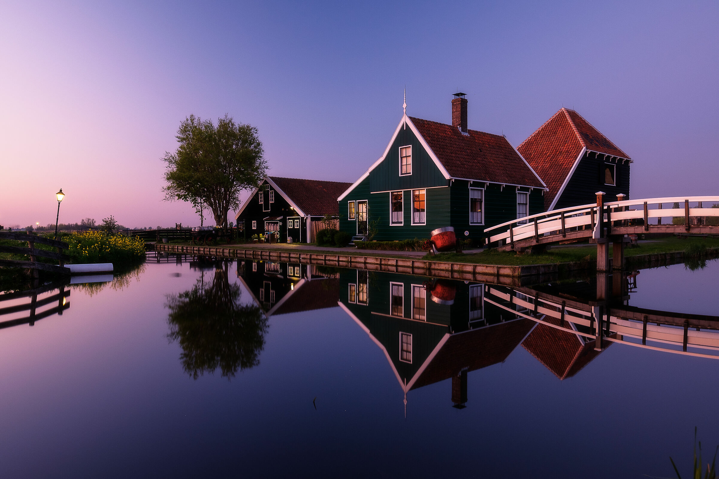 Blue Hour at Zaanse Schans