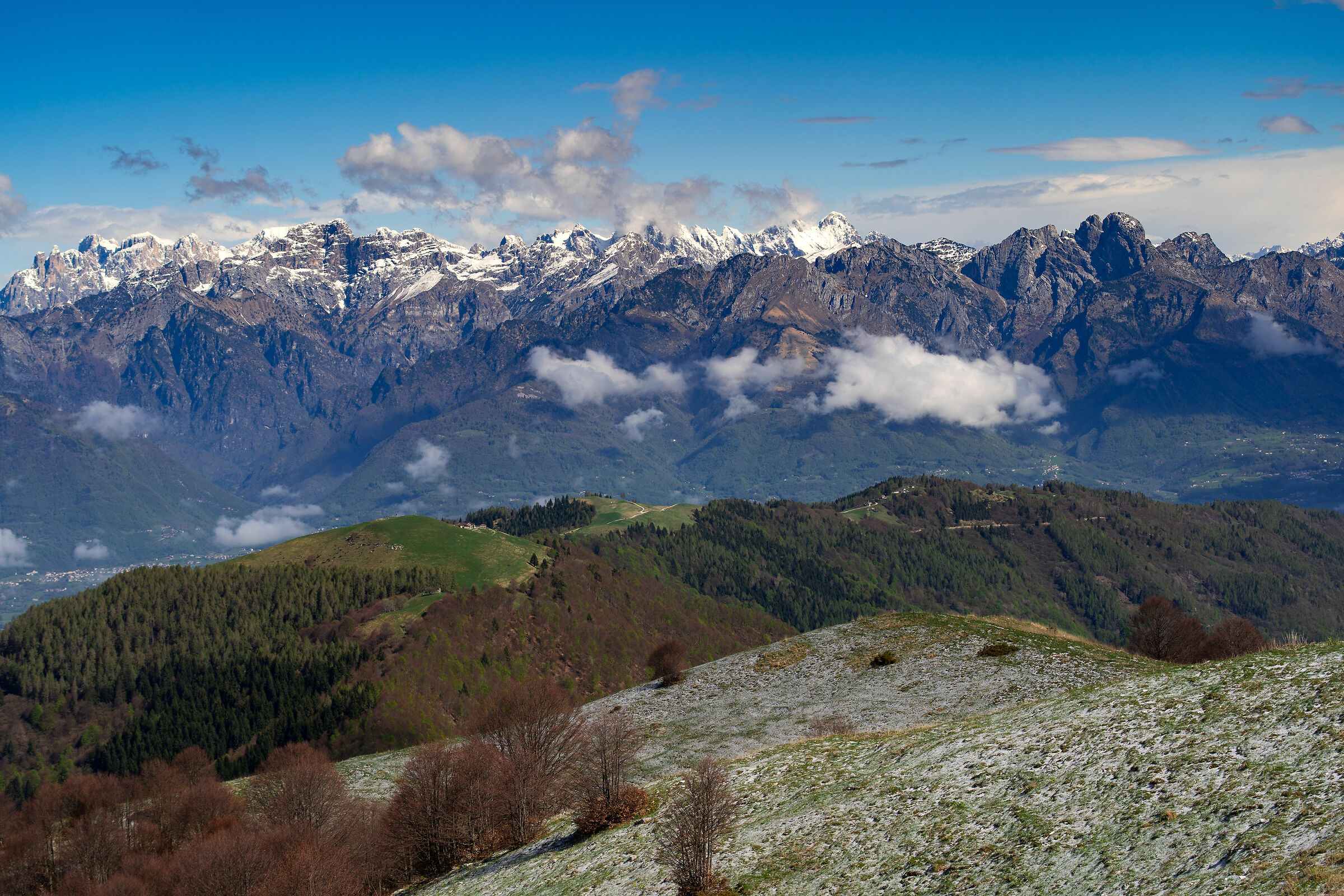 View from Mt. Cesen northwards