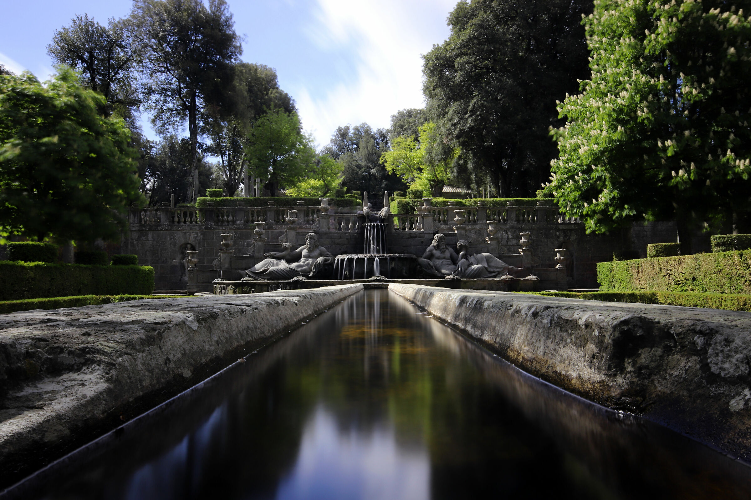 Fountain of the Giants-Villa Lante in Bagnaia