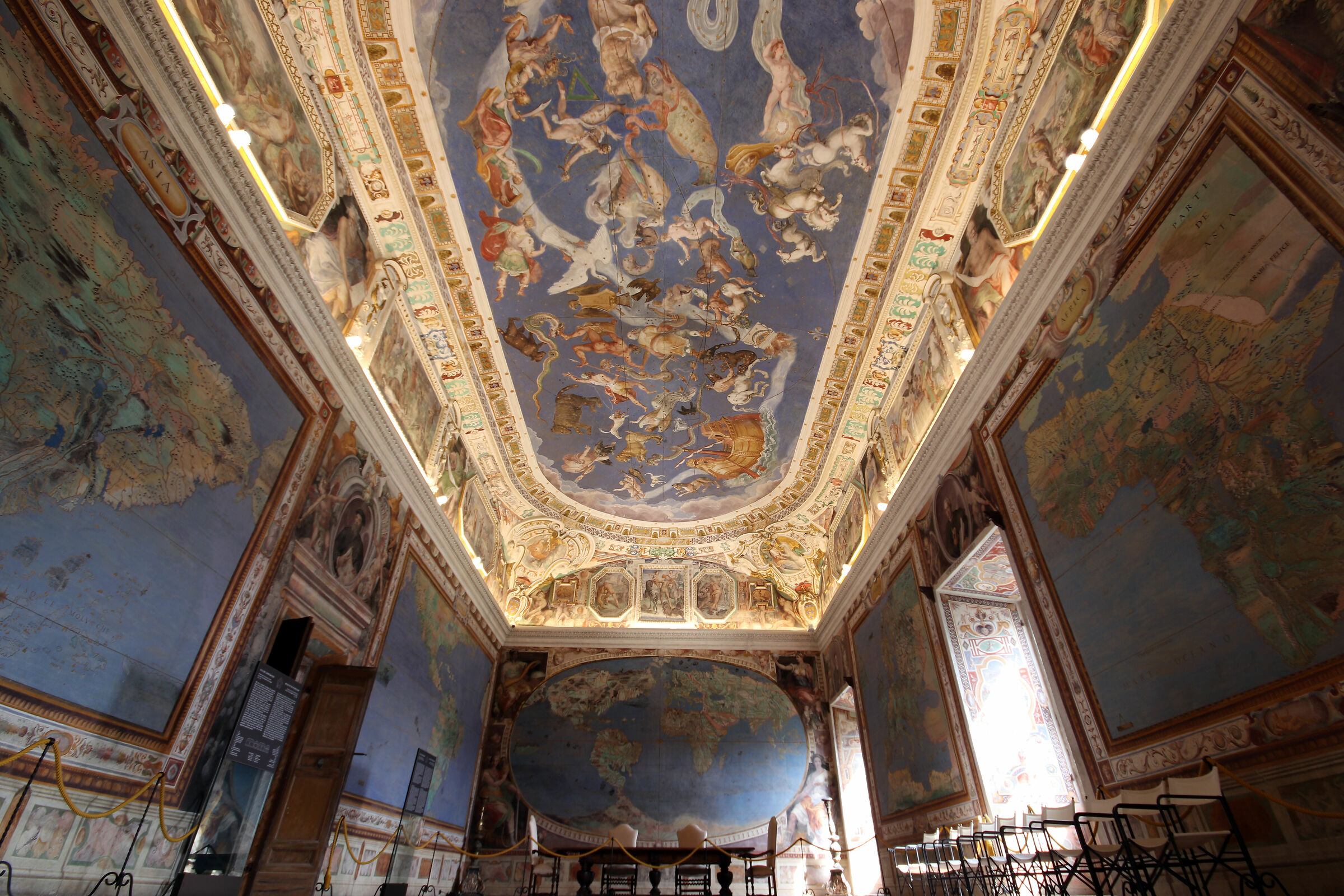 Interior room at Palazzo Farnese in Caprarola