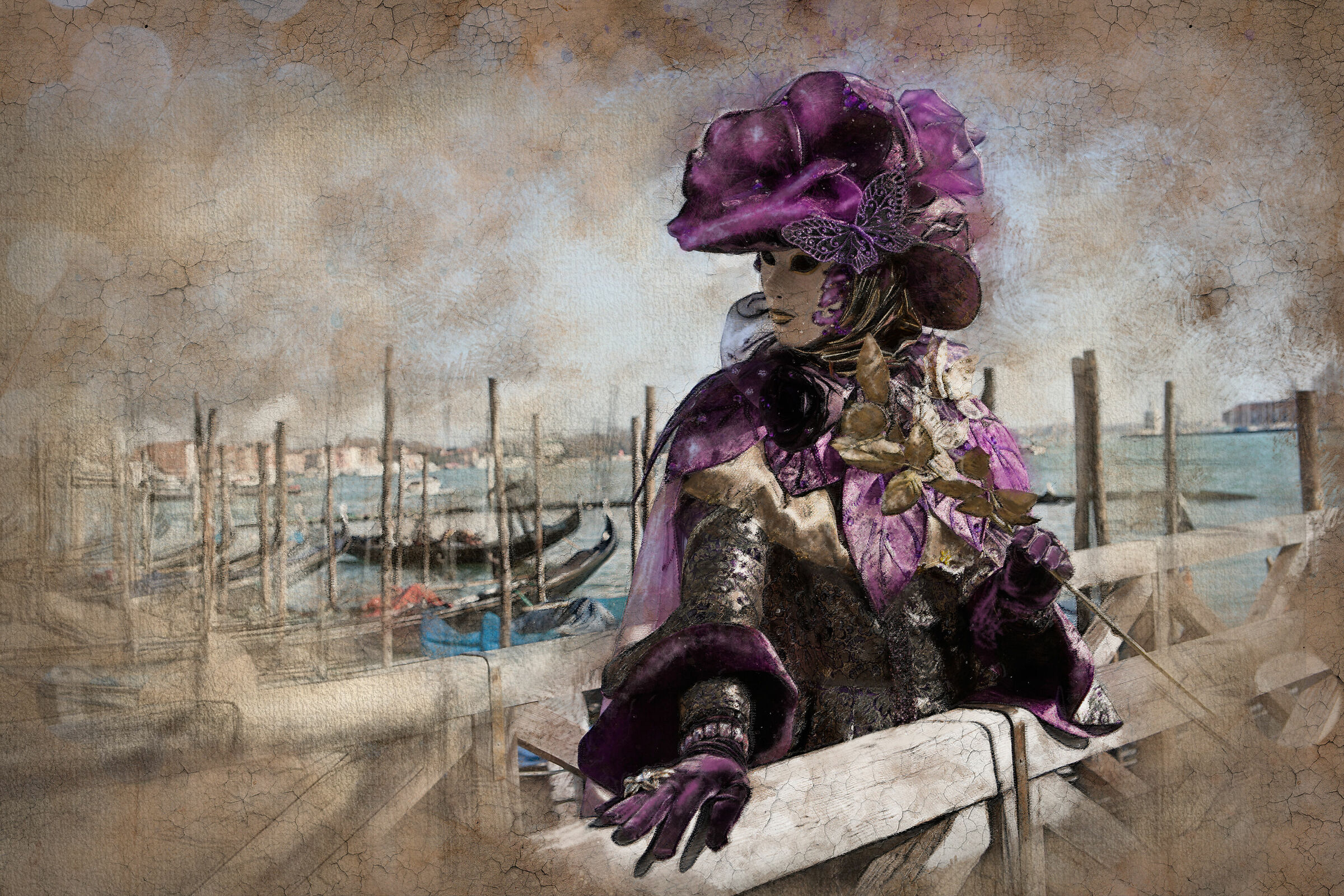 CARNIVAL VENICE FOTOPITTURA