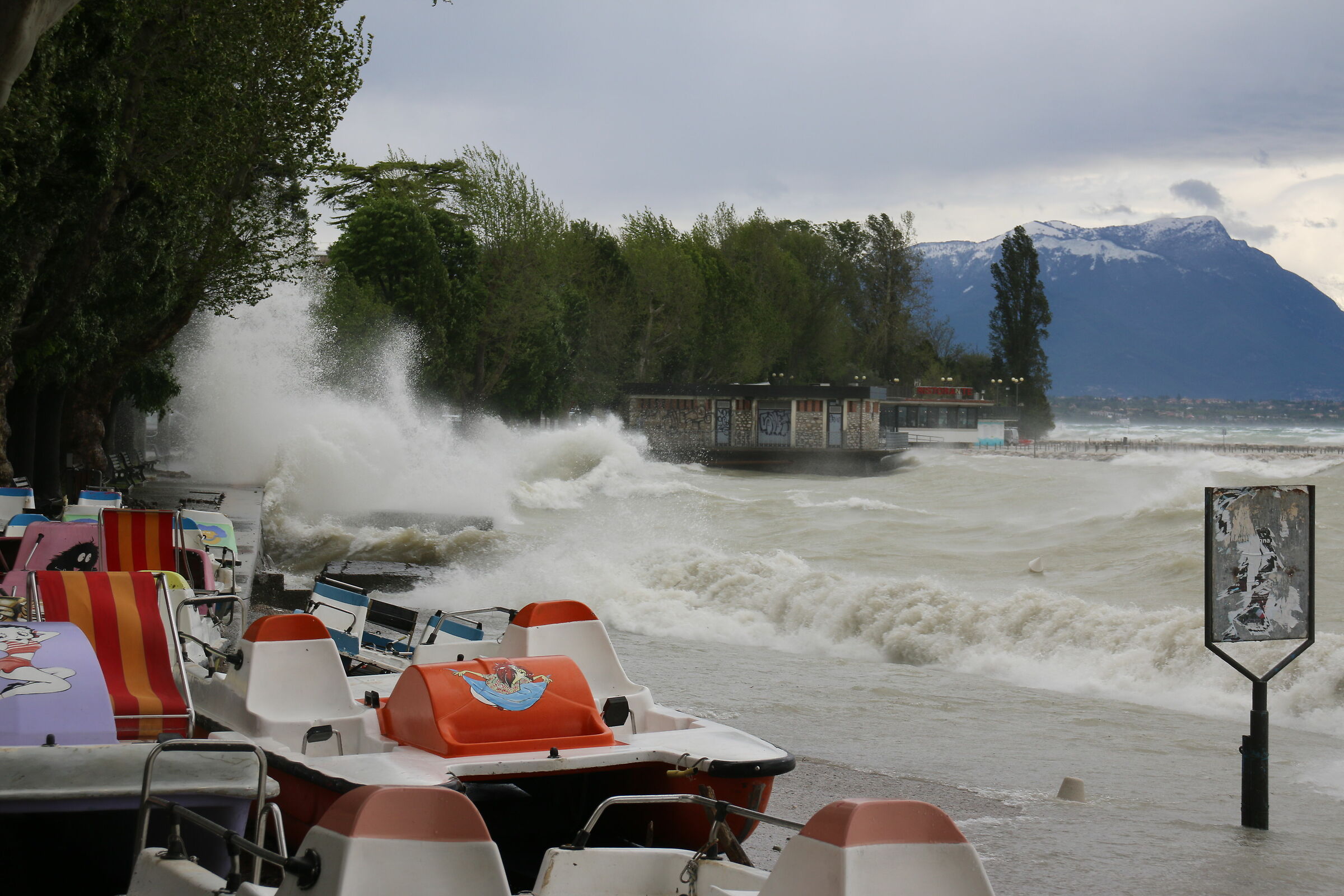 Desenzano del Garda. Storm