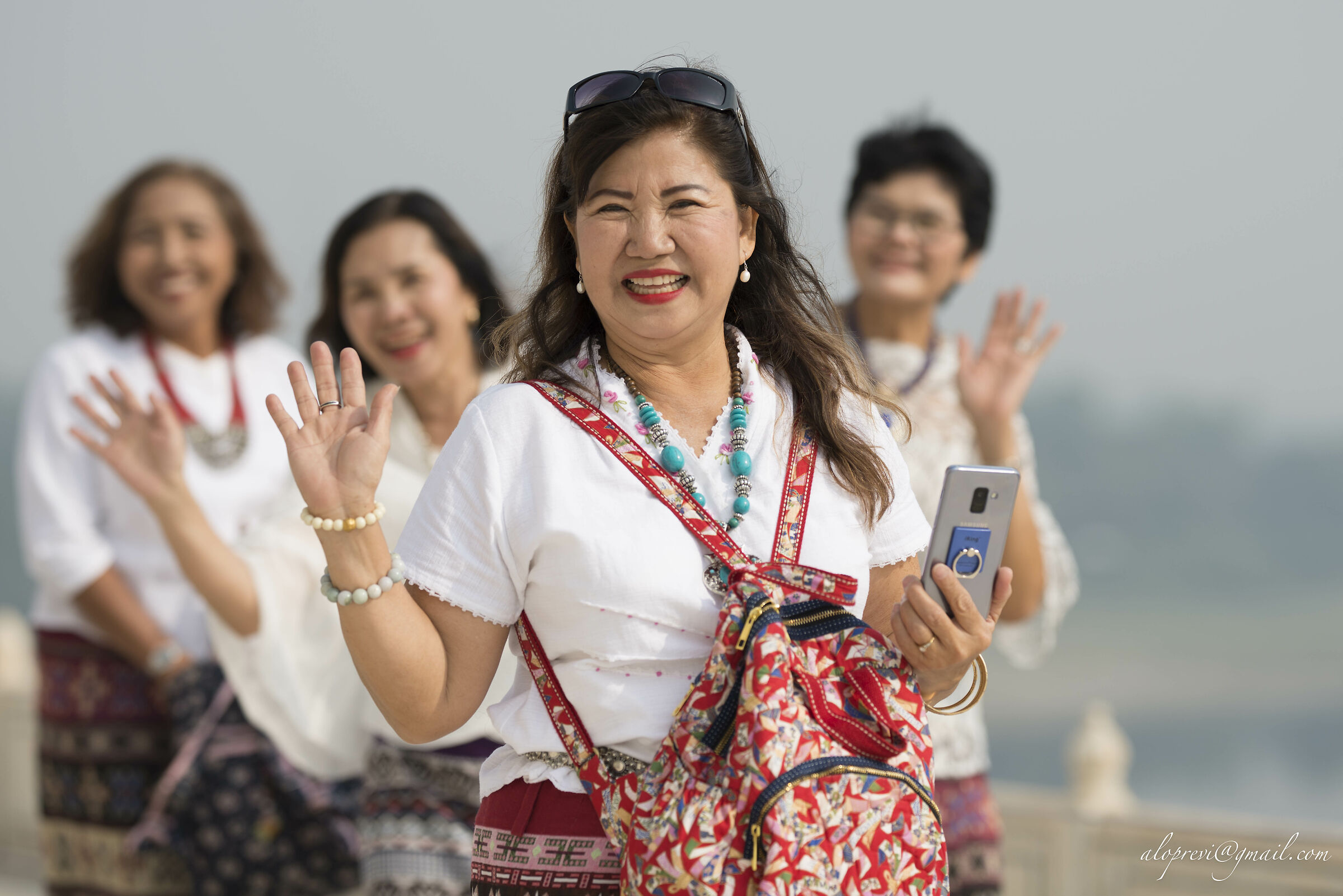 Le asiatiche in gruppo