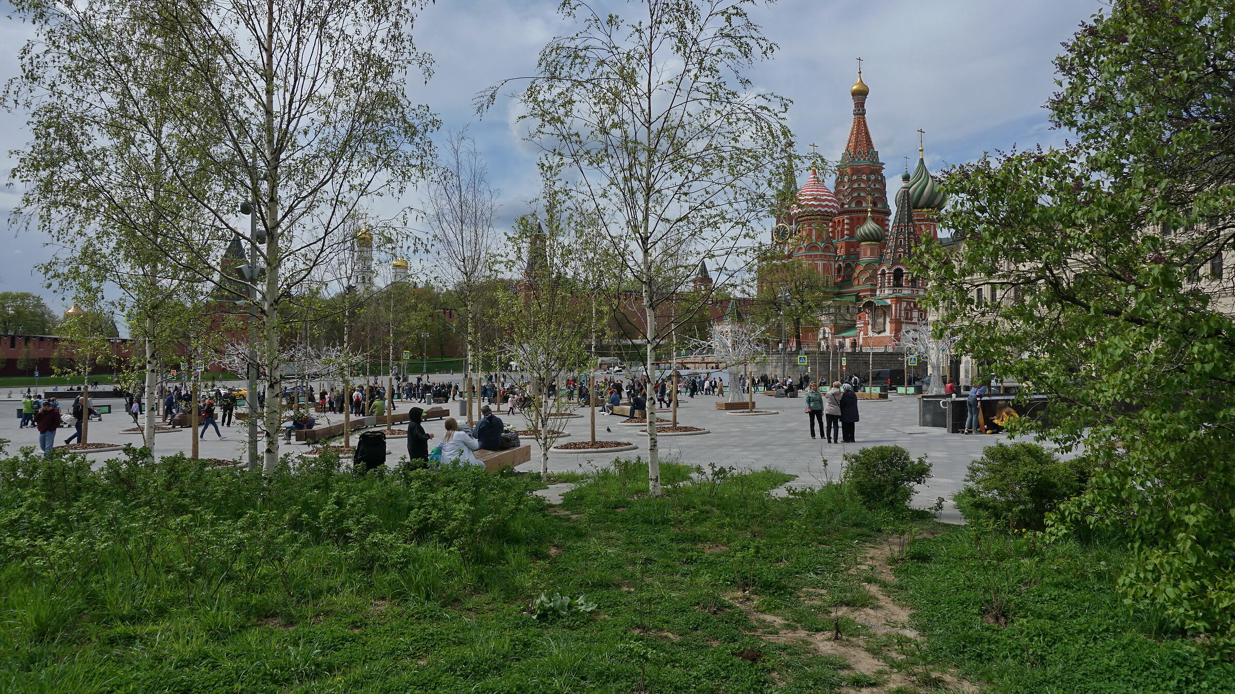 nuovo percorso verso il Cremlino dalla foresta