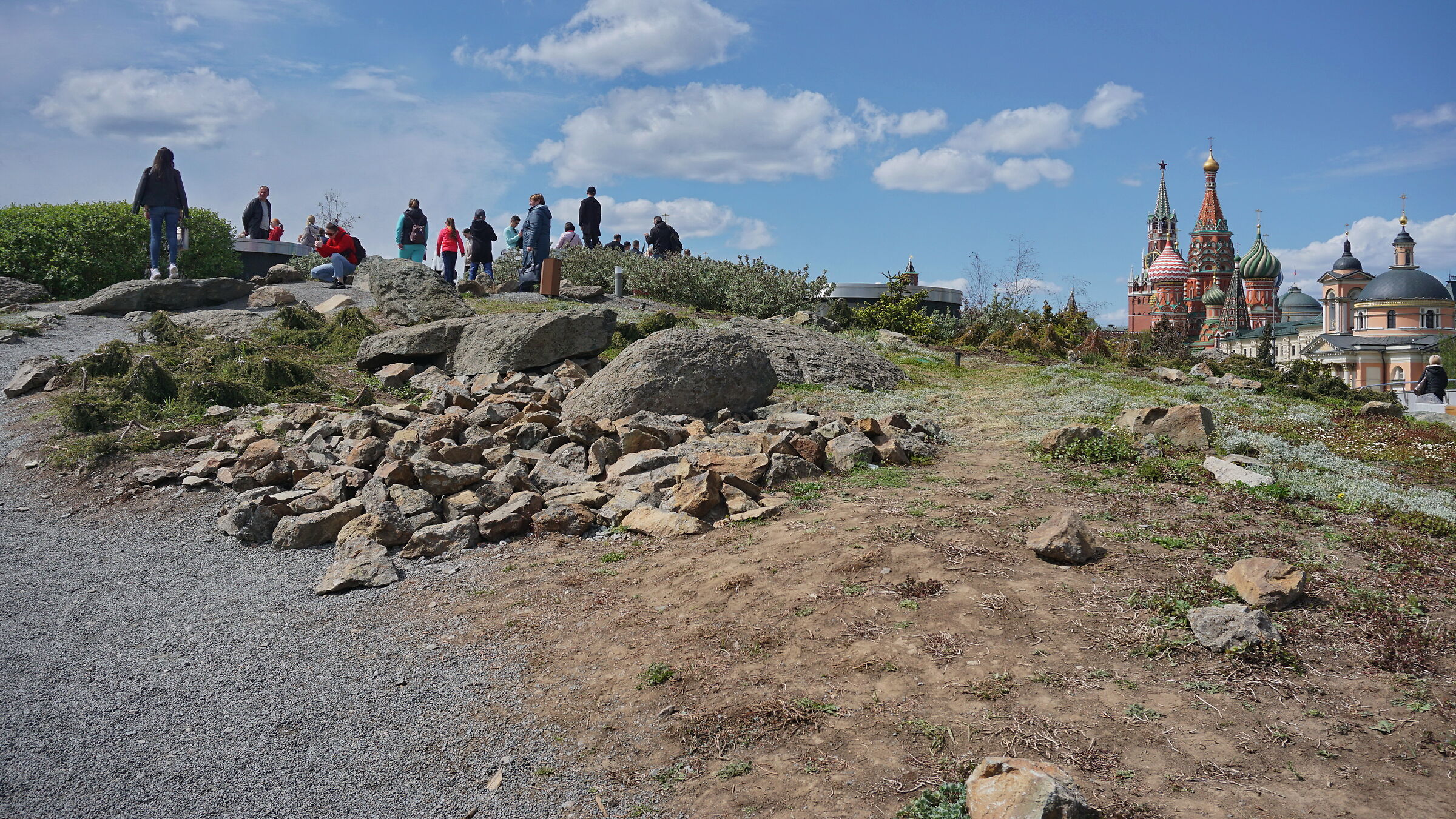 centro di Mosca dopo la ricostruzione