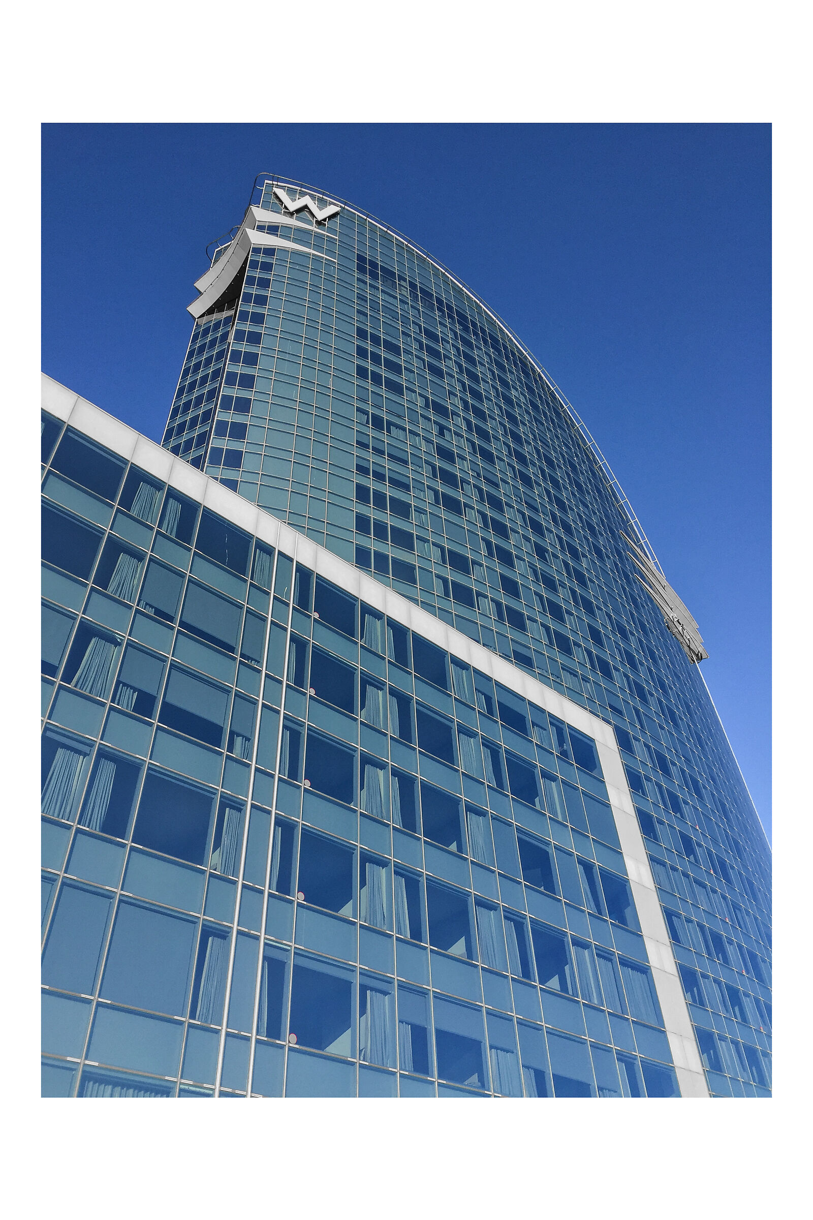 The "W Barcelona", also known as "Hotel Vela"