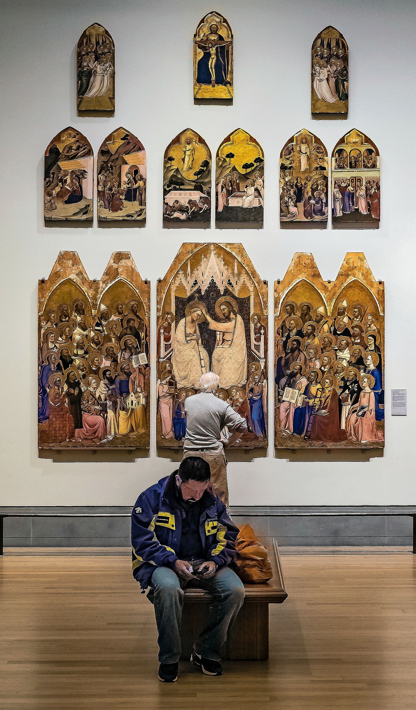 Various generazionial National Gallery Museum in London