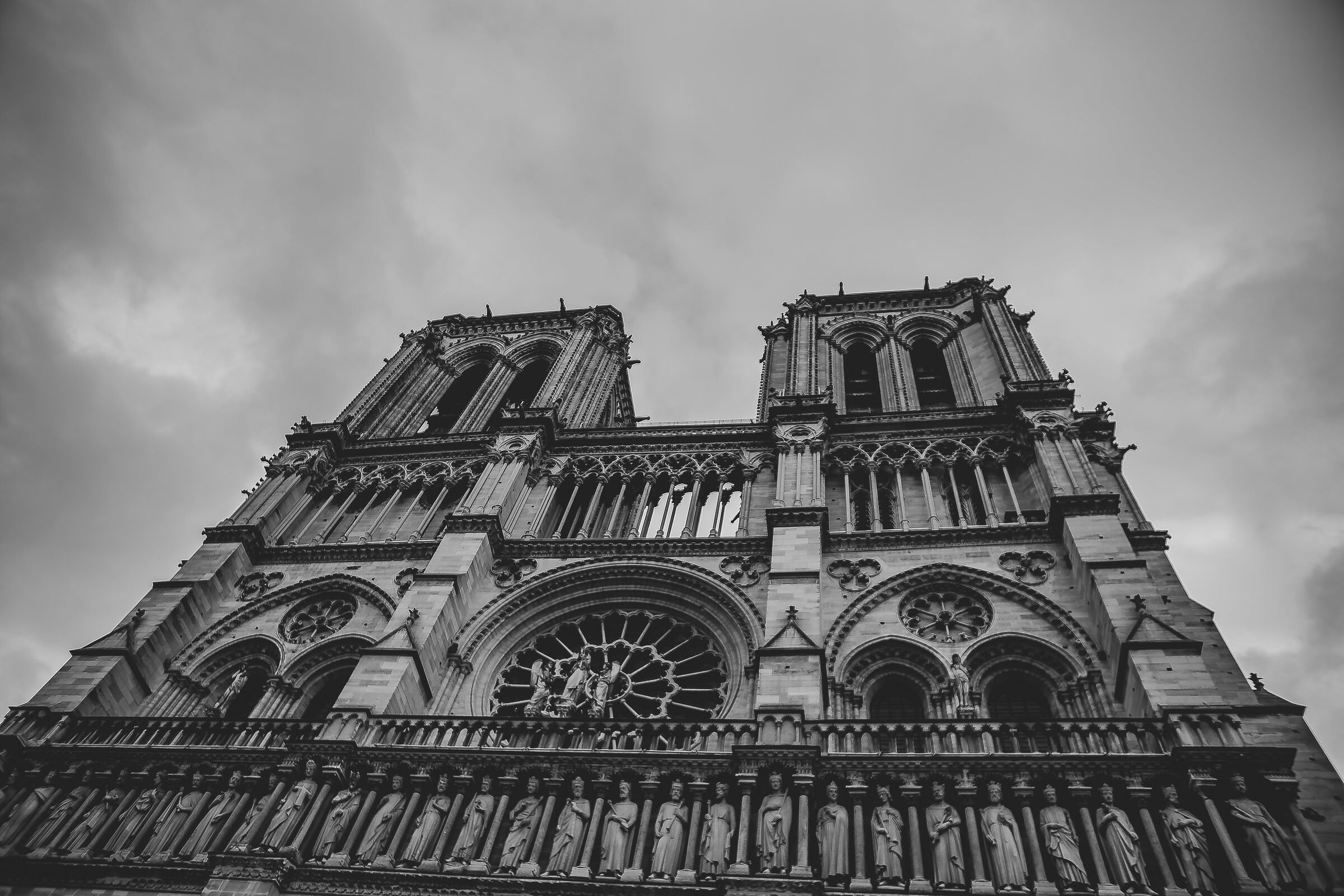 Notre Dame de Paris B&W