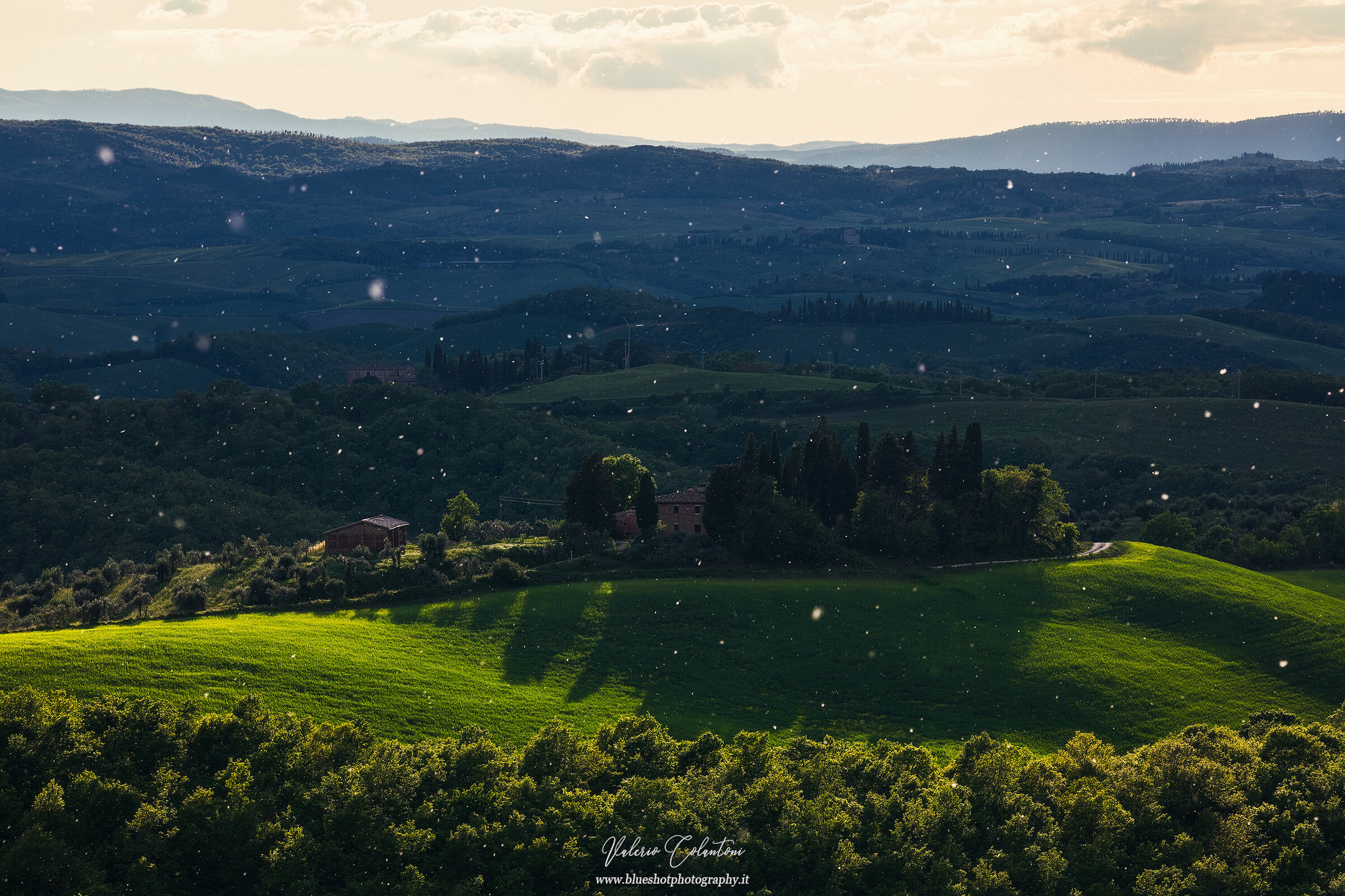 Spring snow in Tuscany...