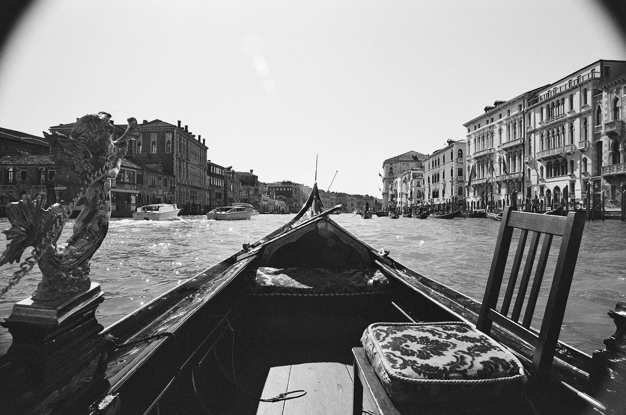 Inside the B&W Gondola
