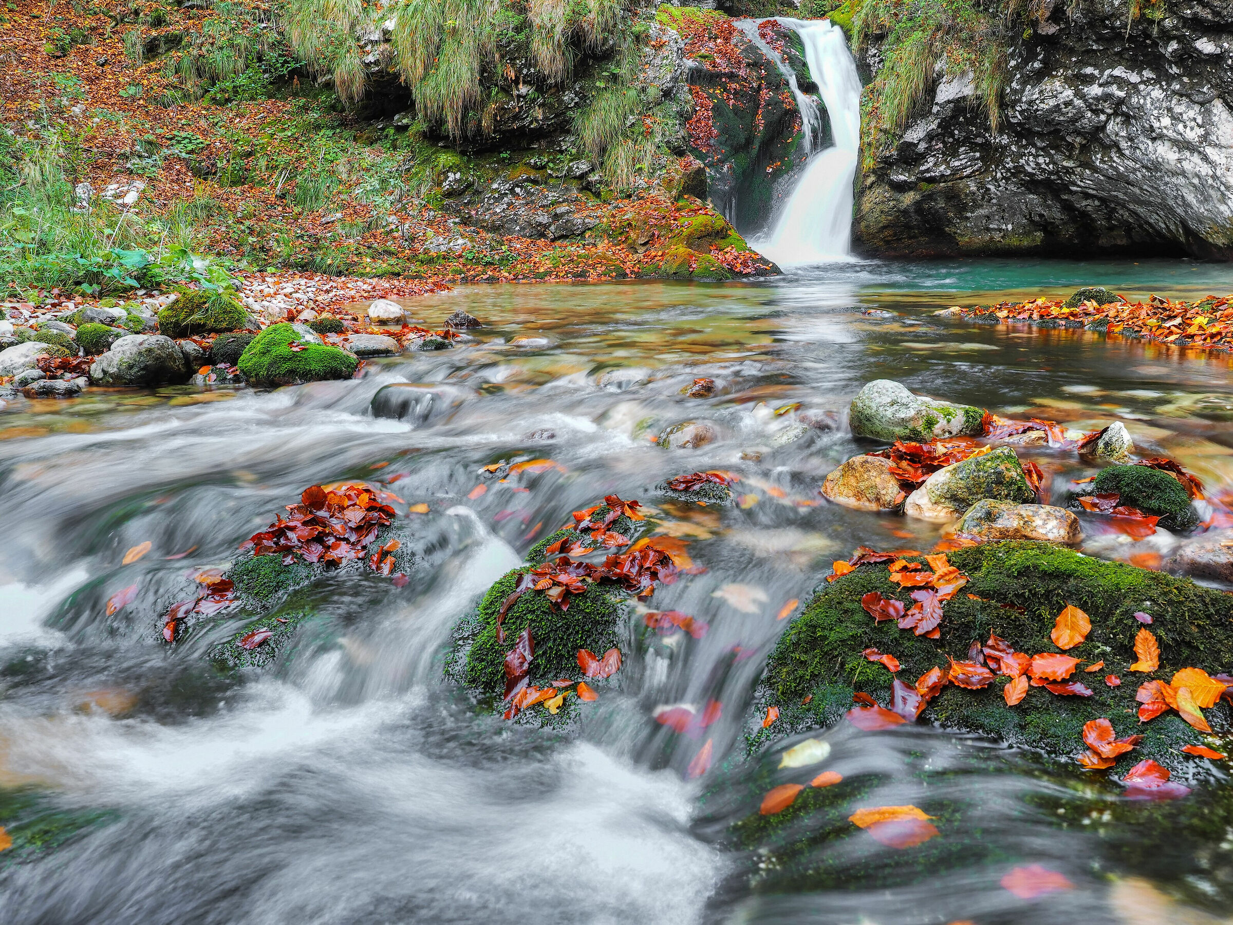 Arzino Waterfalls-Autumn
