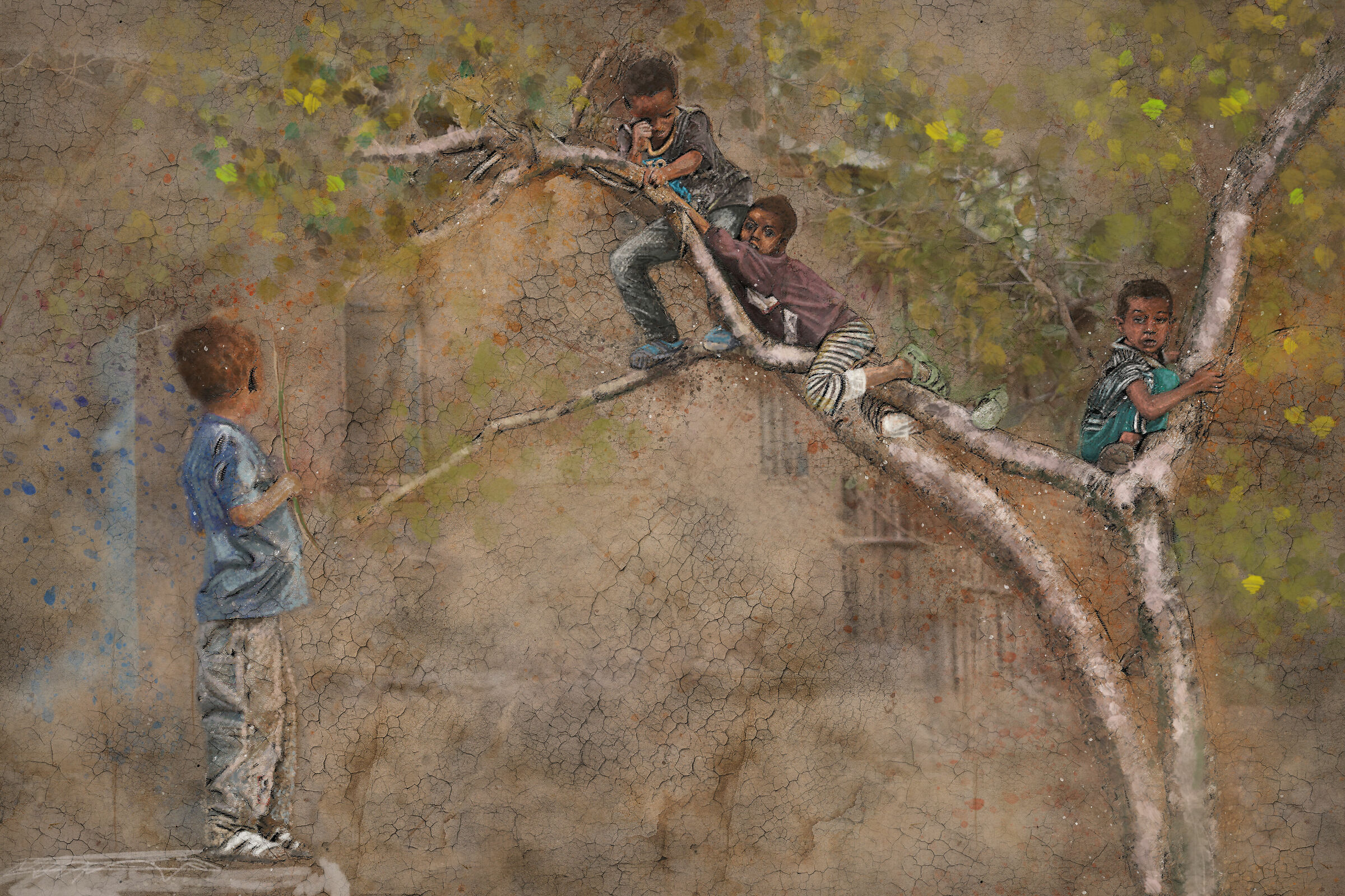 ETHIOPIA play with nothing Photopittura