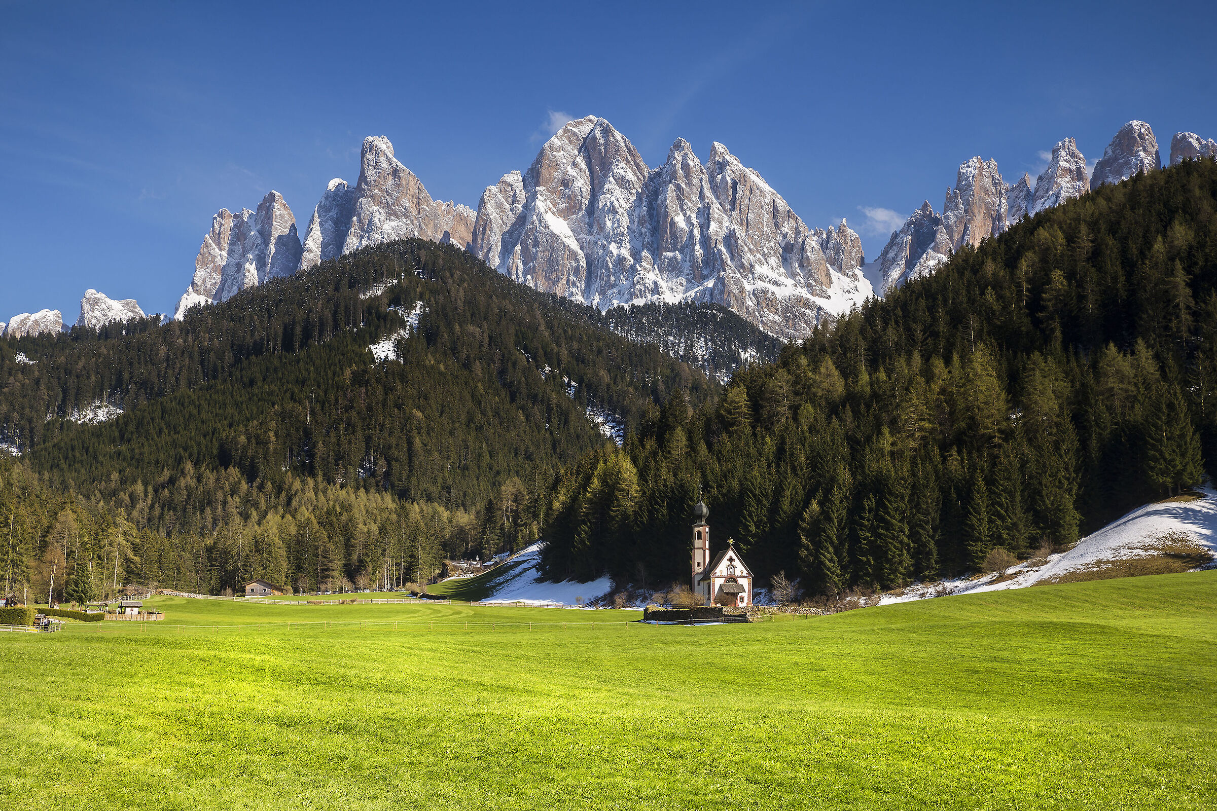 cartolina dalla val di Funes