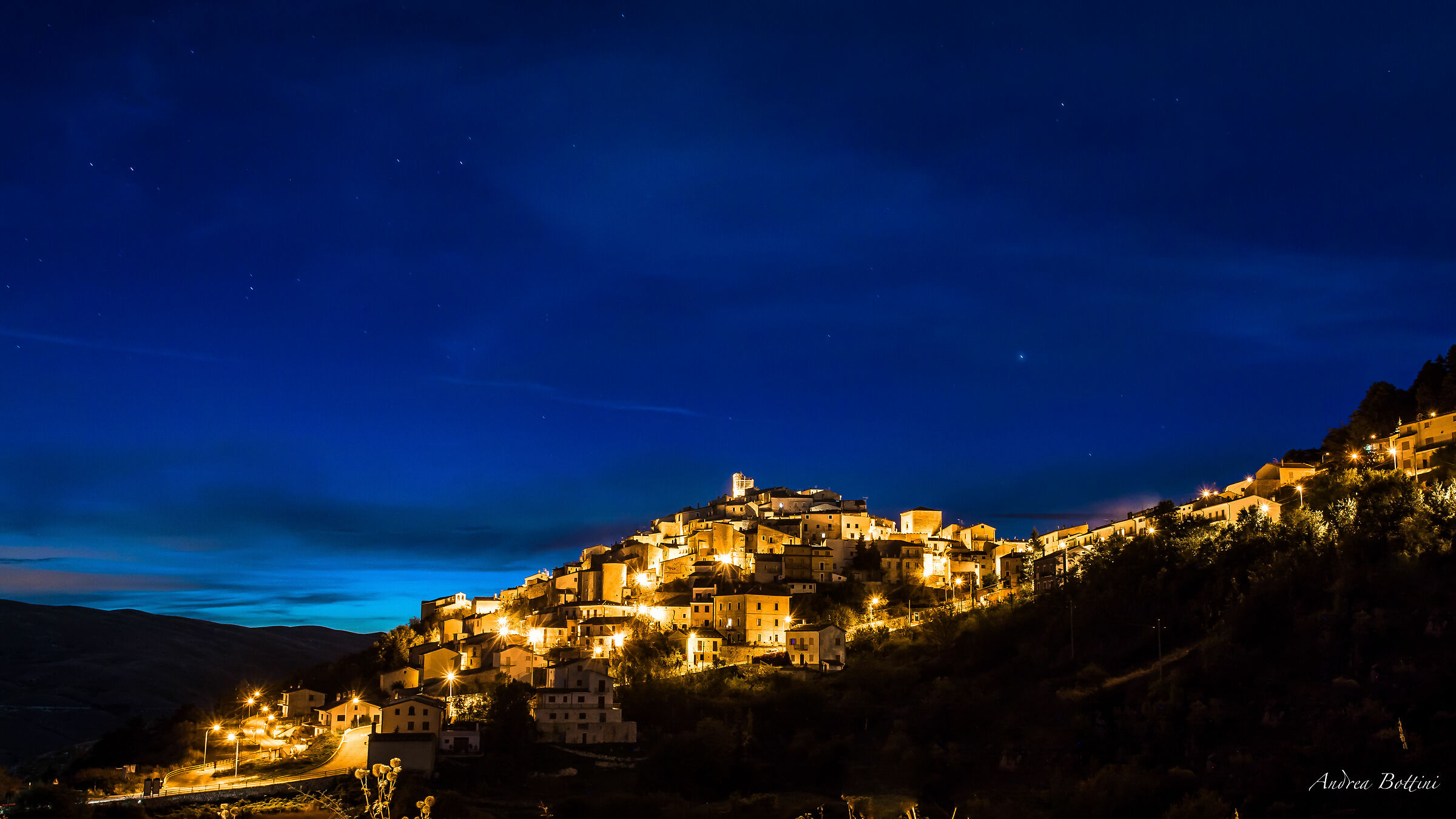 Castel del Monte (AQ) night