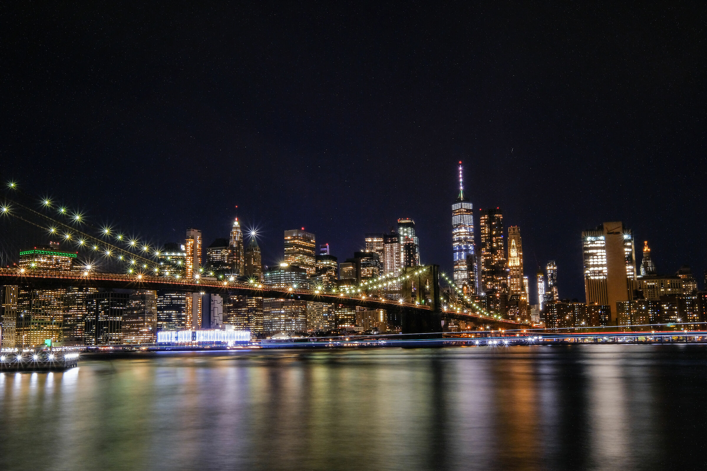 Brooklin between her lights