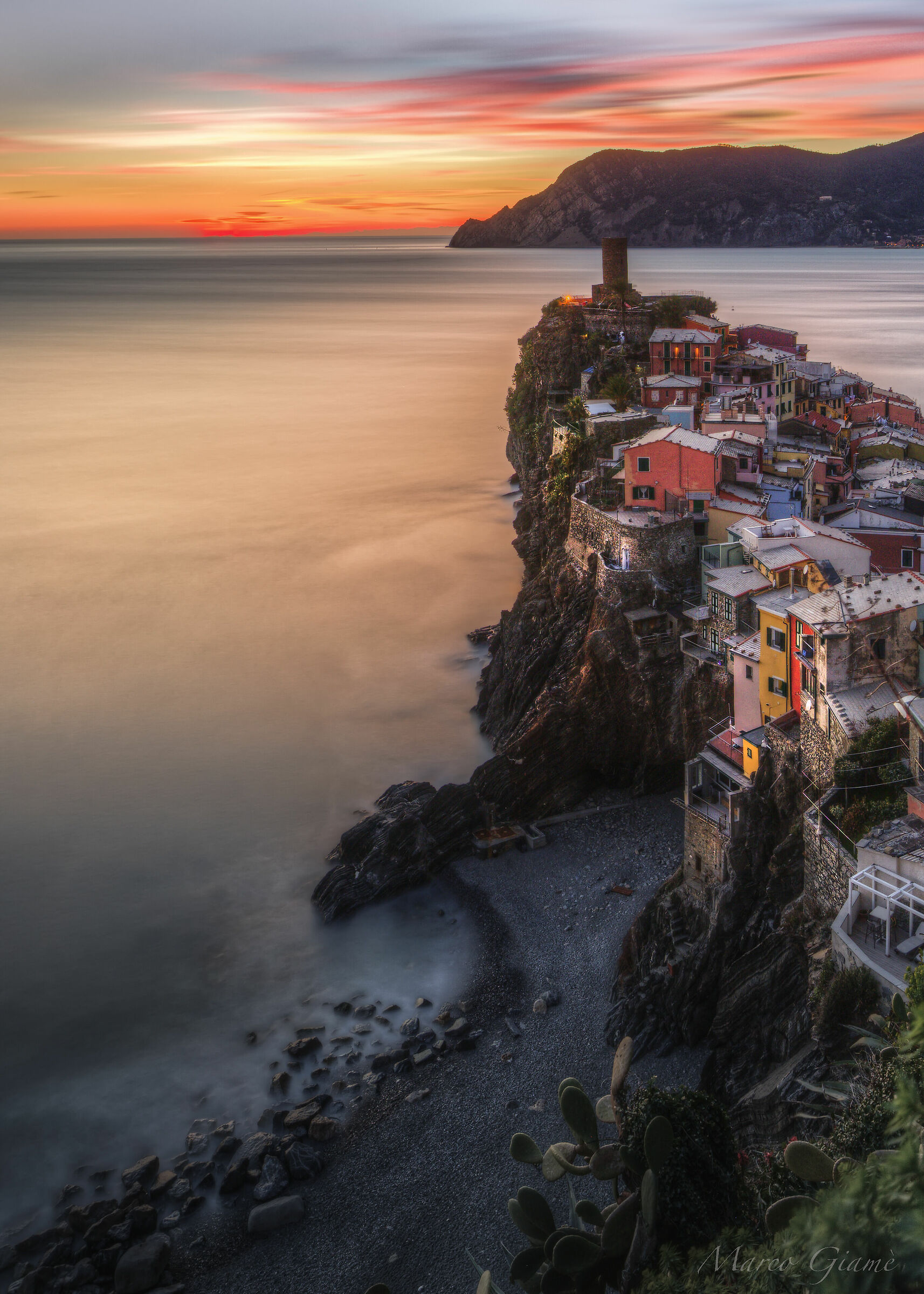 Sunset in Vernazza