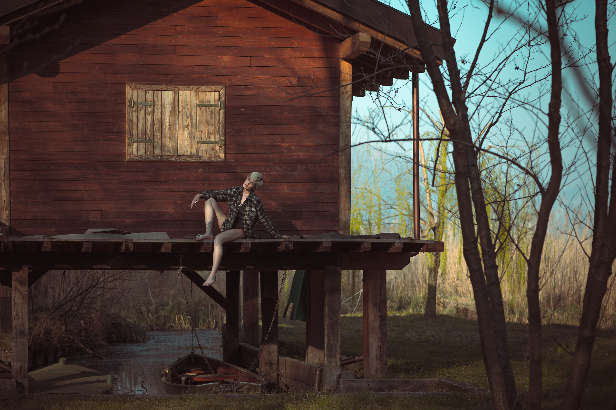 The cottage on the lake