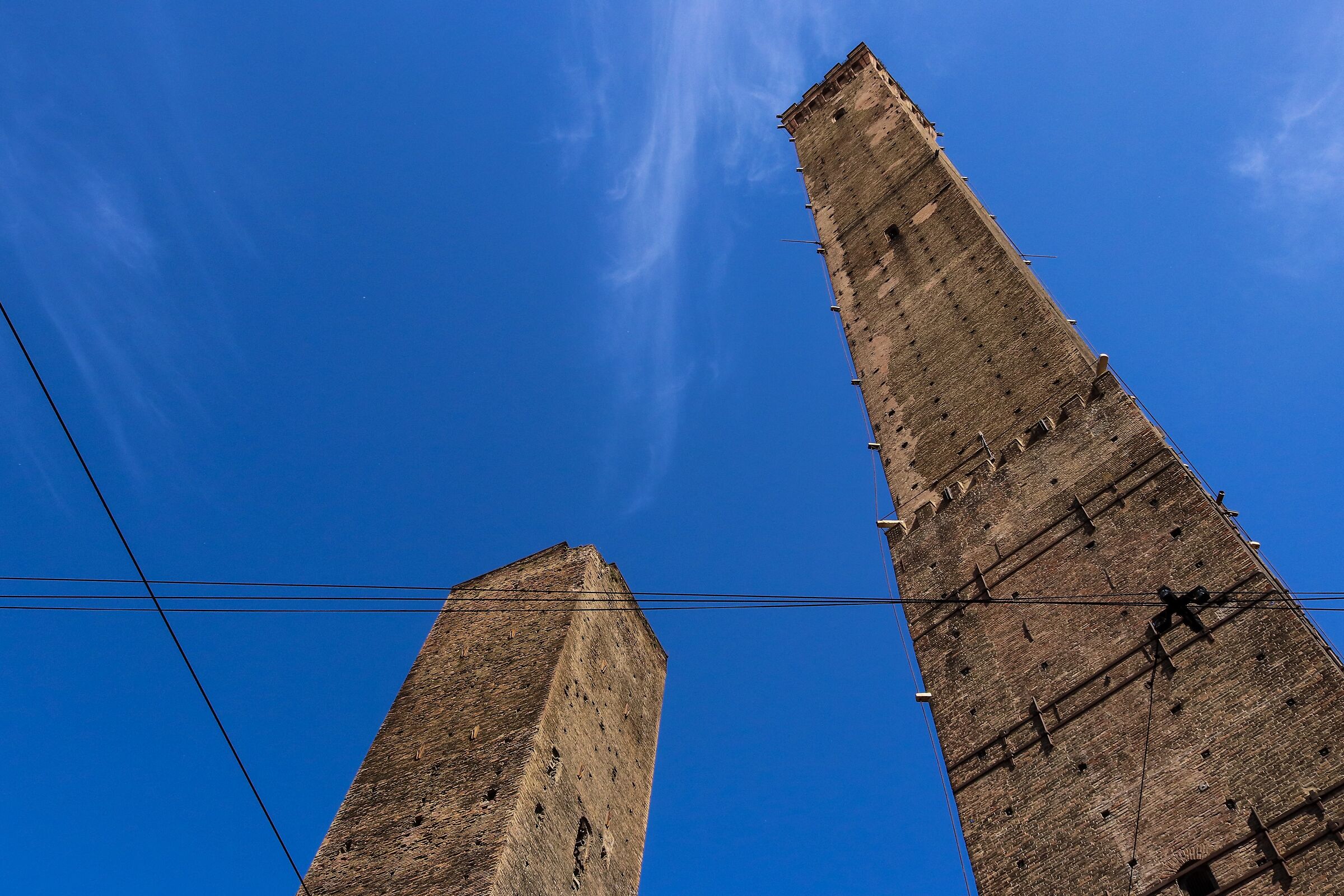 Bologna, Torre Garisenda and Asinelli