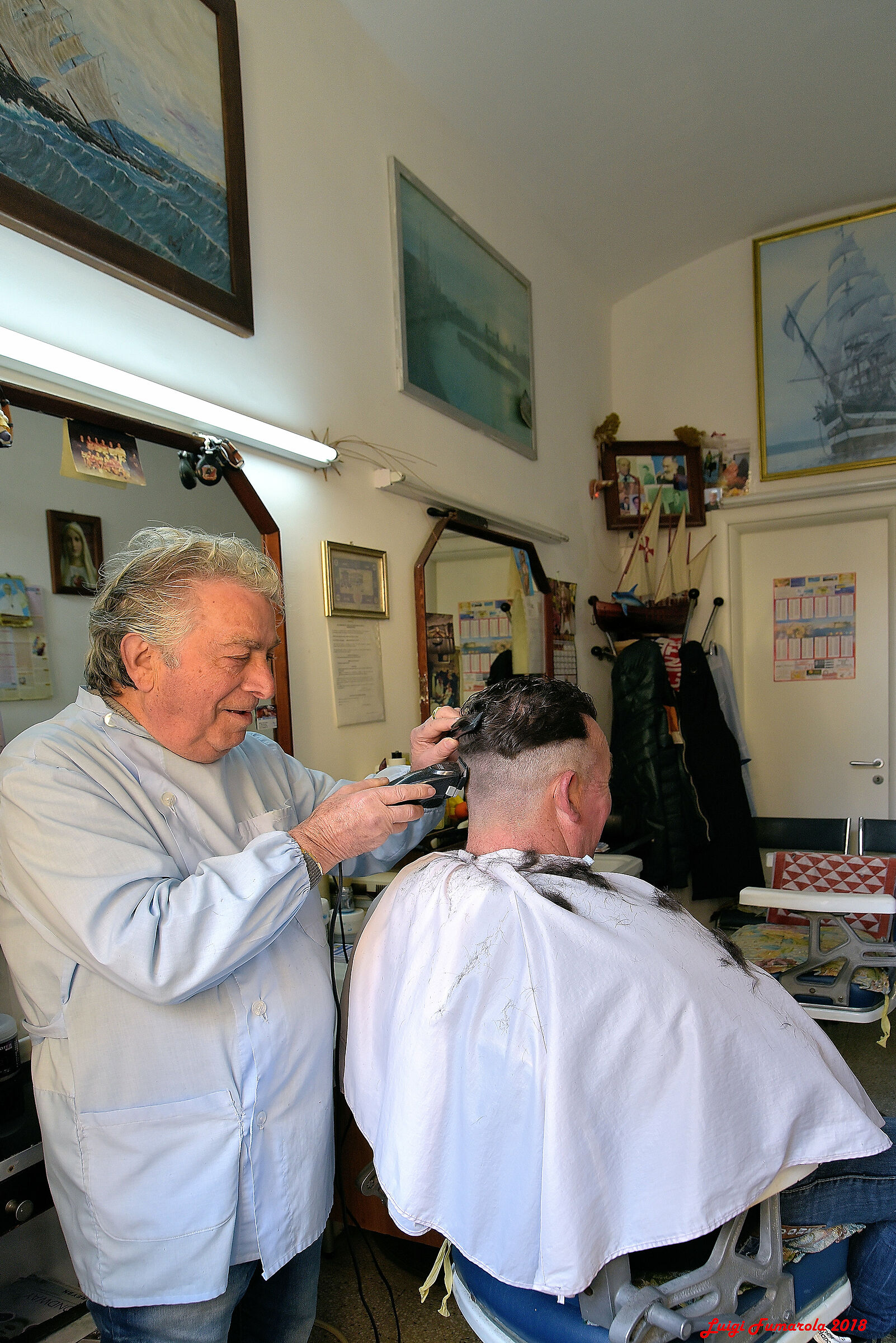 barber ON THE JOB