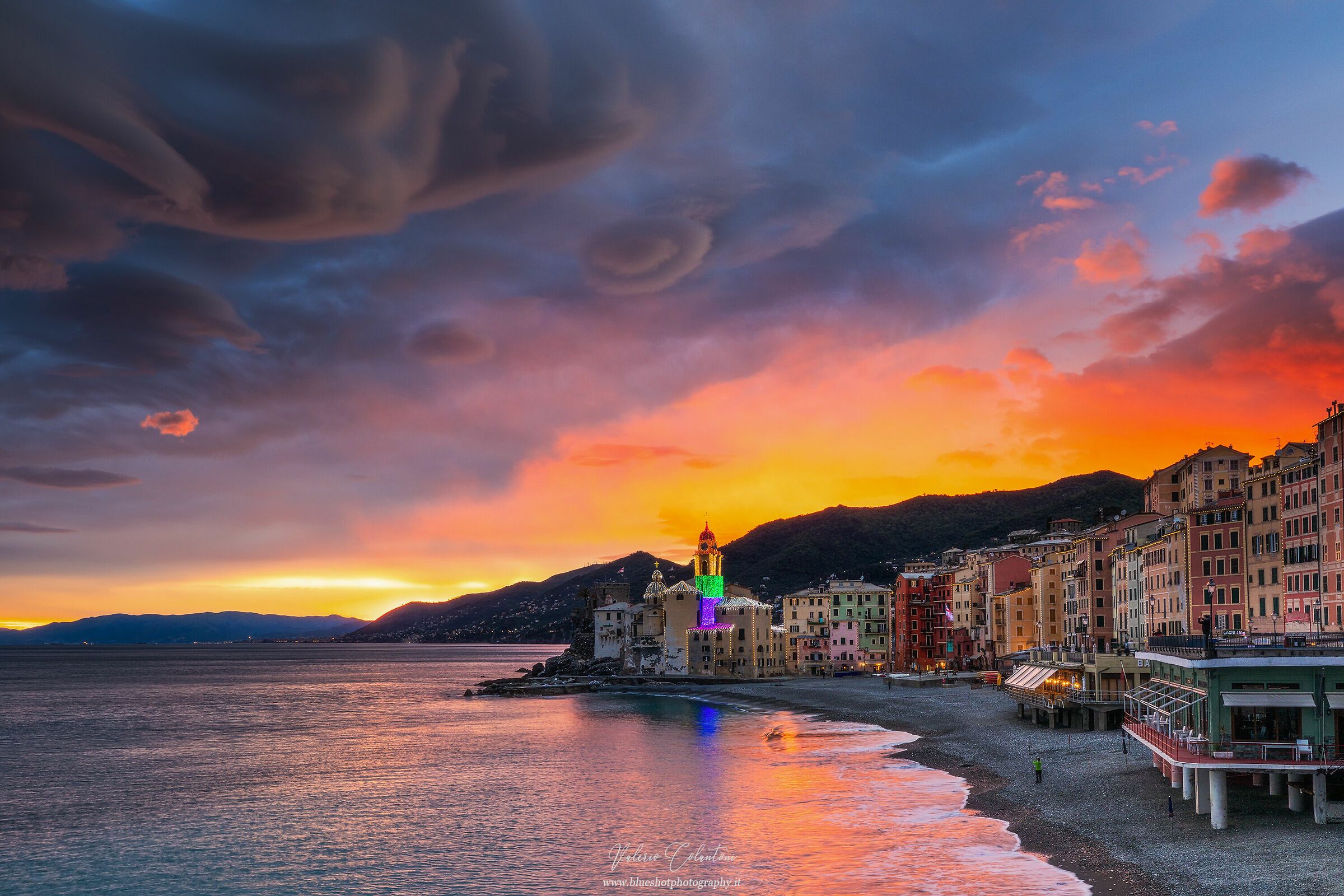 Camogli on fire...