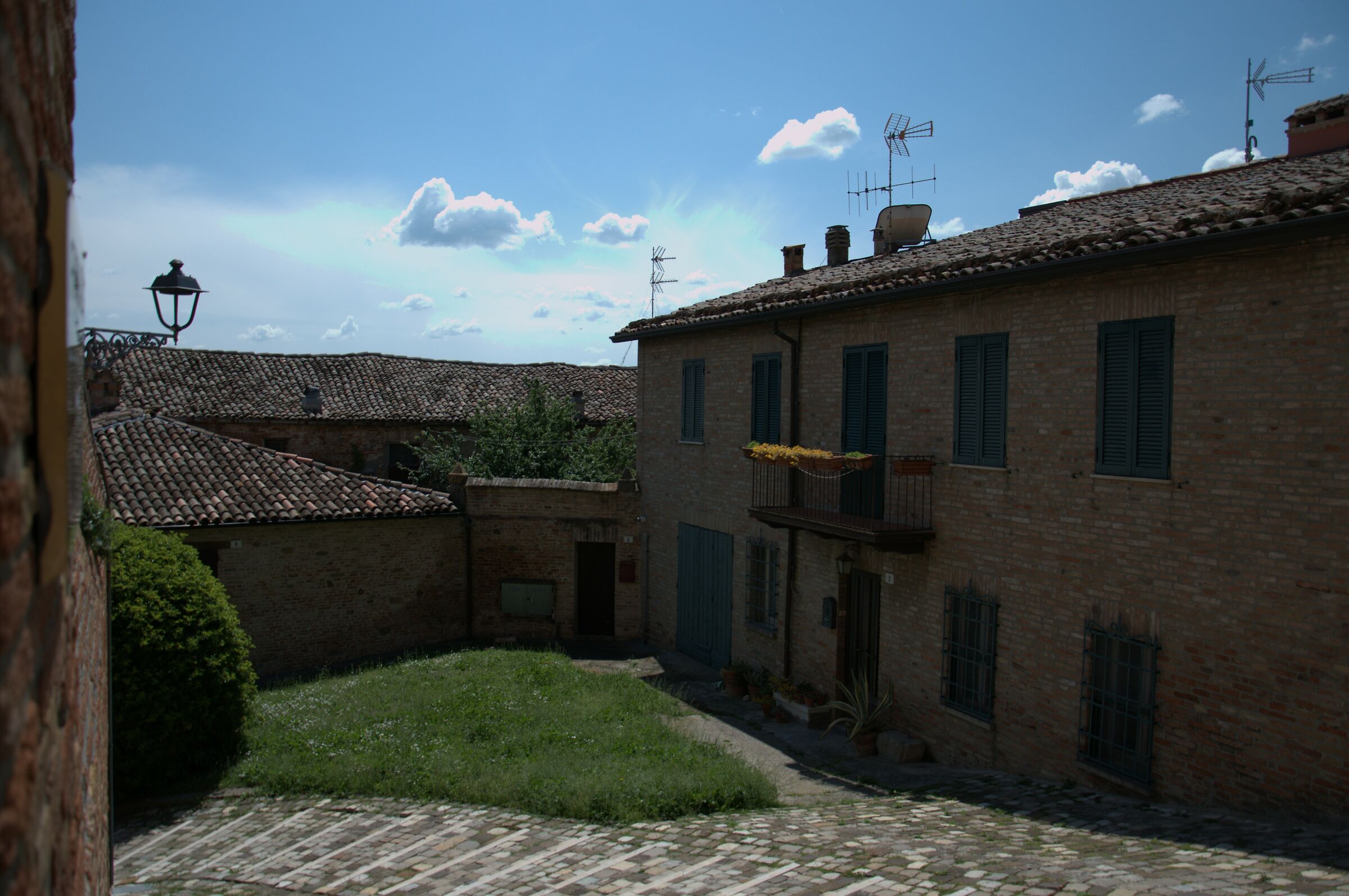 At the castle of Longiano