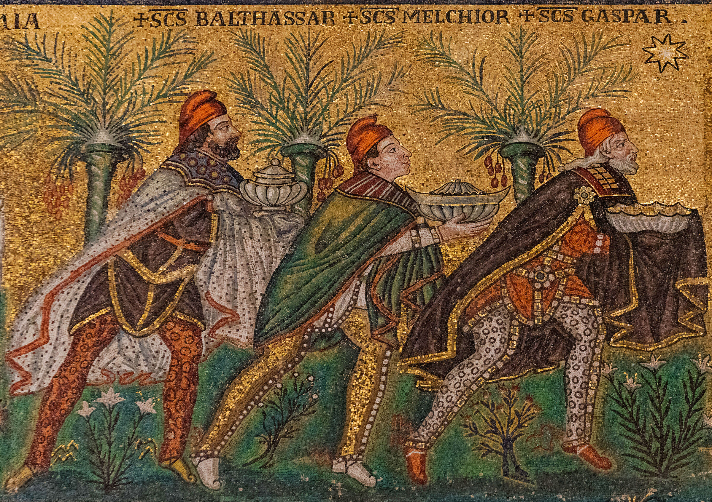 Mosaico dei Re Magi - Sant'Apollinare Nuovo, Ravenna
