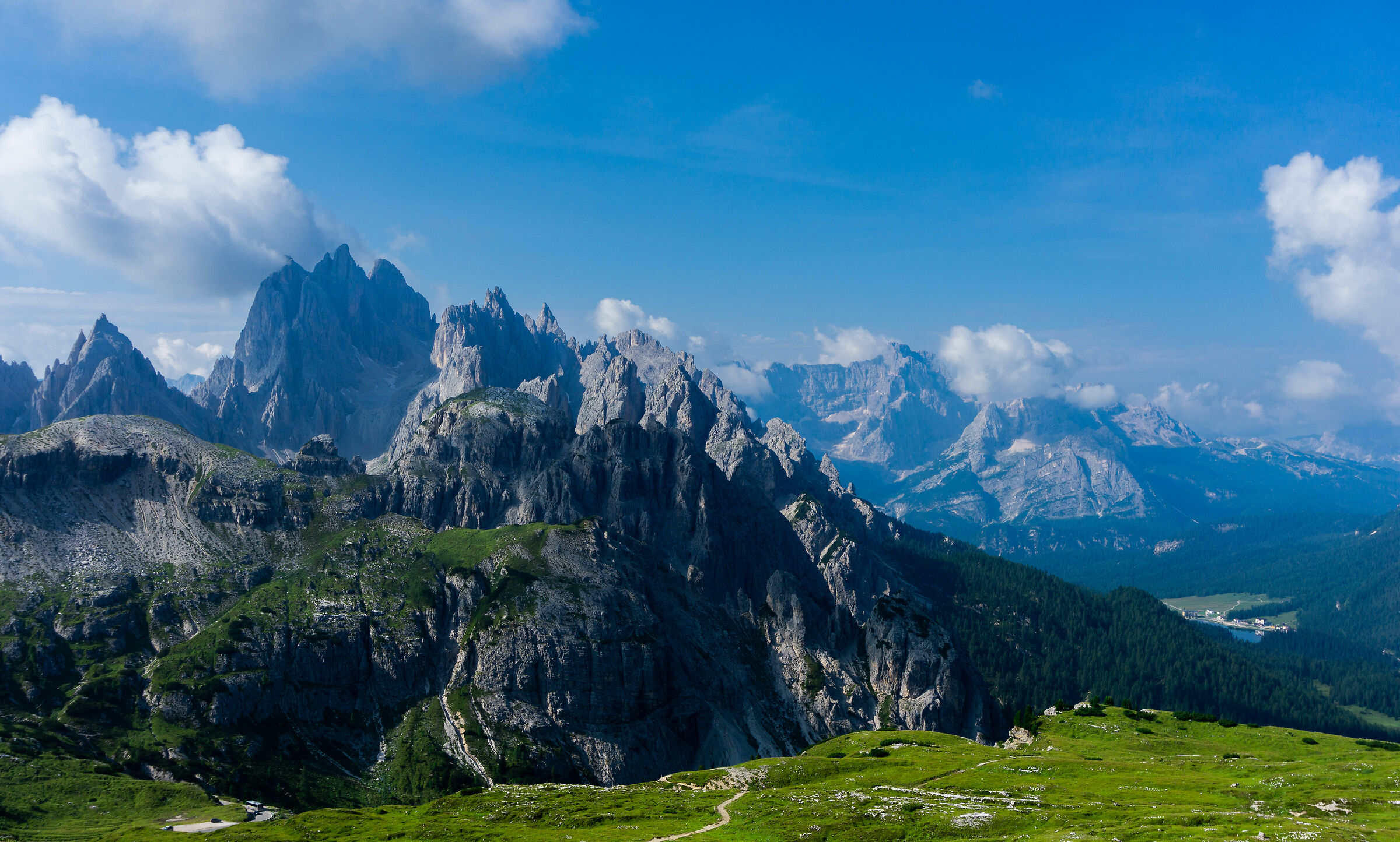 Valley of Misurina from Rifugio Auronzo