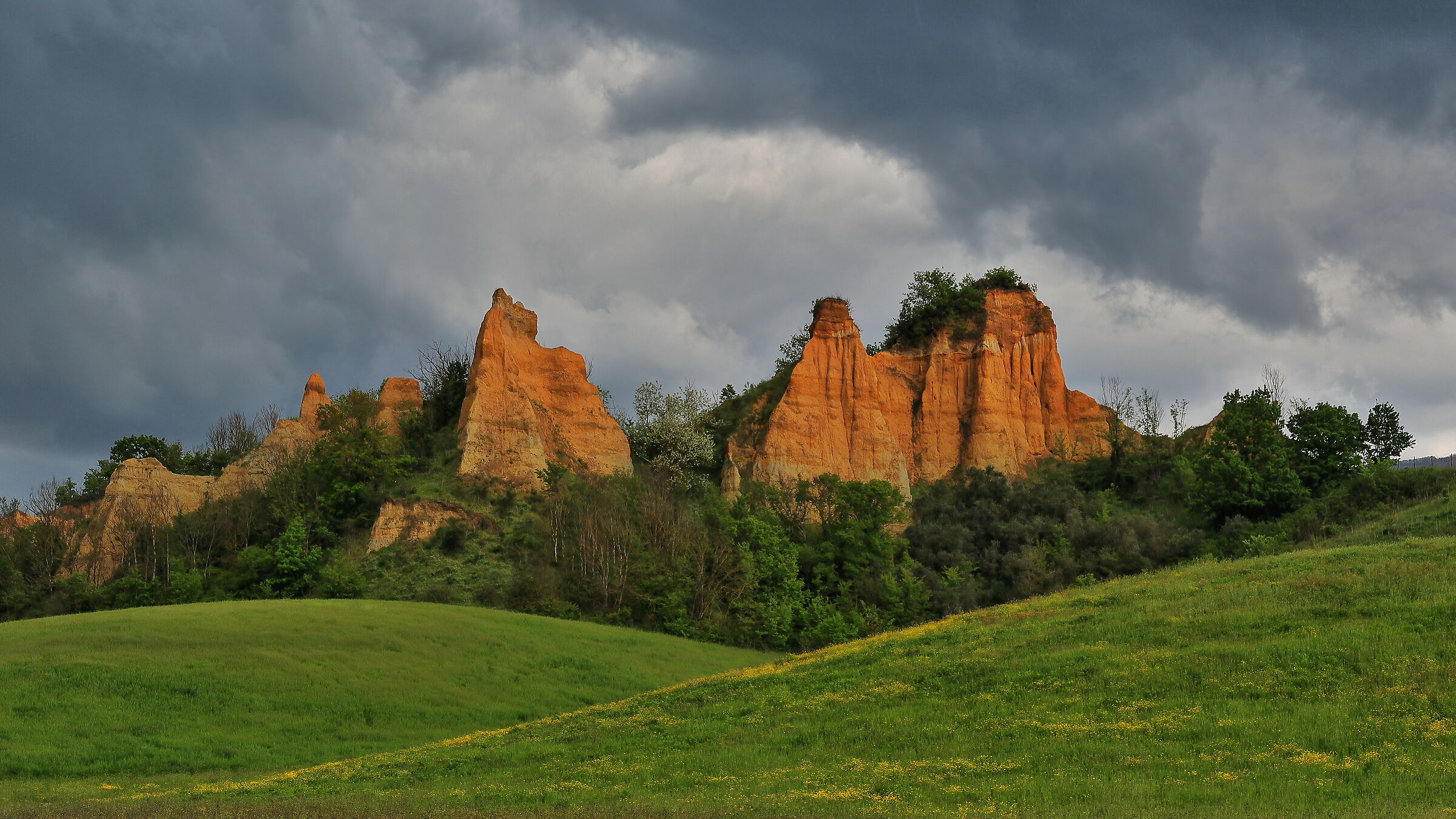 Le balze di Castelfranco di sopra