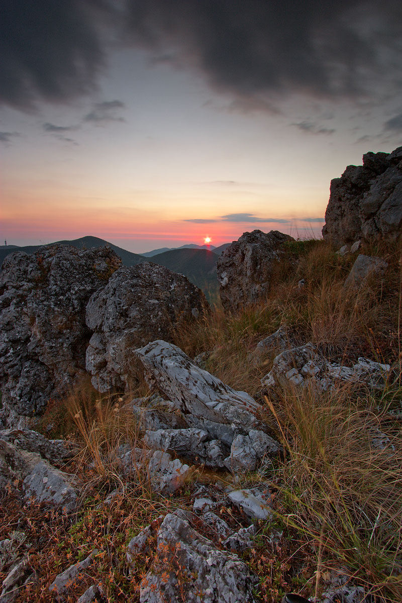 Tramonto sul Caramolo -- Parco Nazionale del Pollino