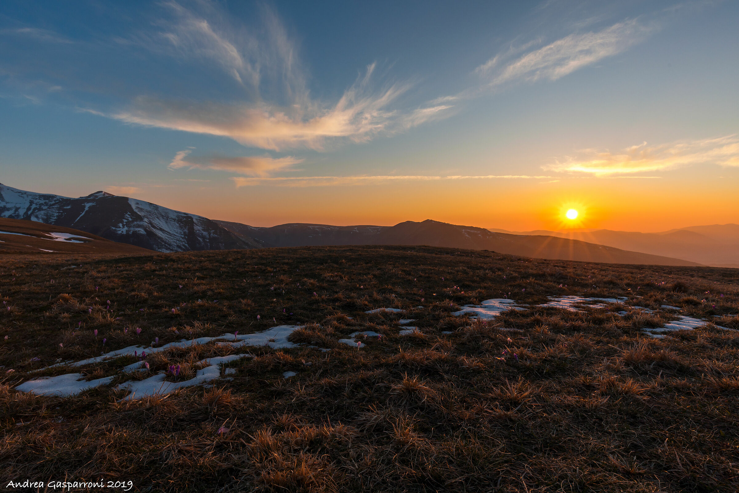 Tramonto ai piani di Ragnolo - Bolognola (mc)