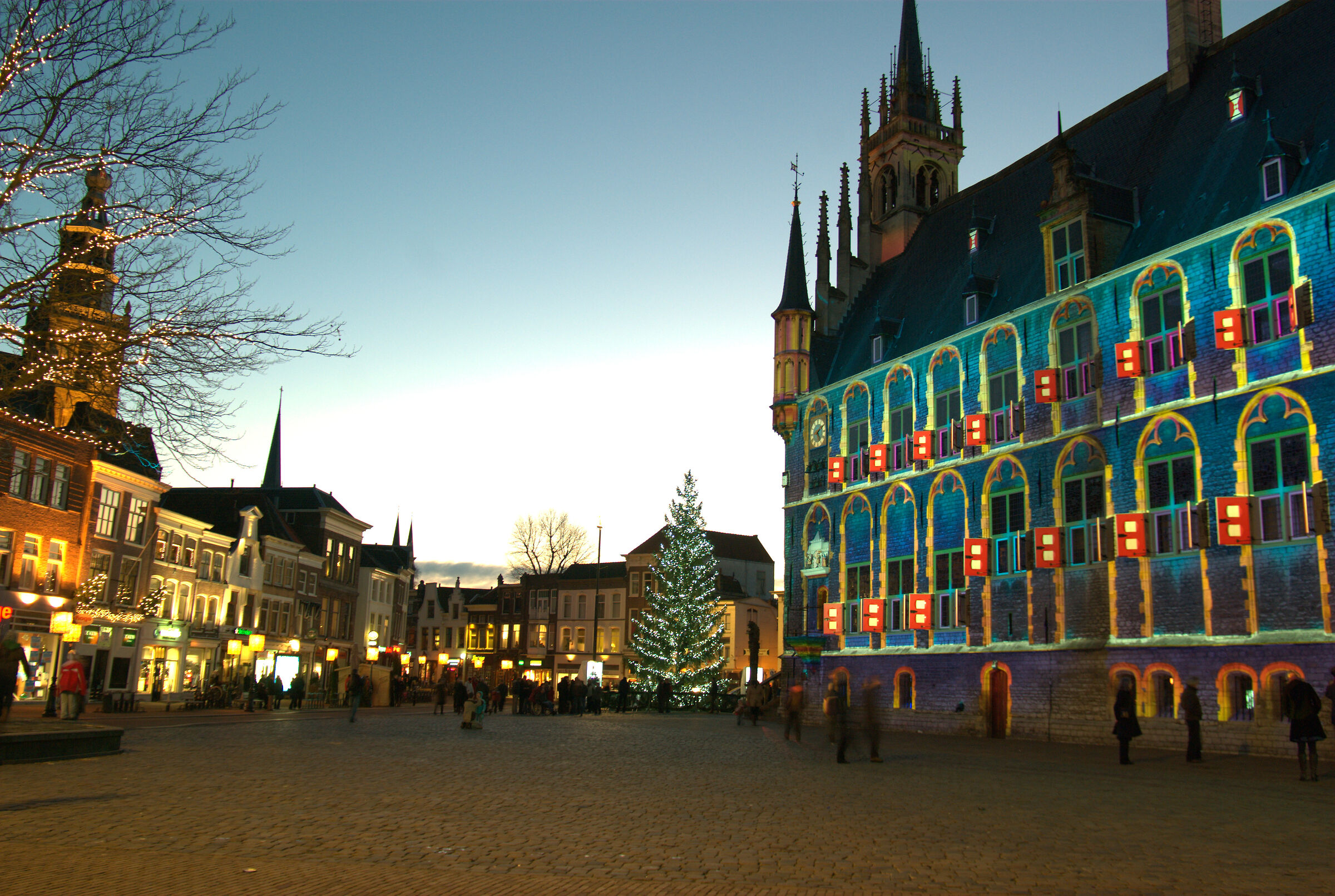 The square of Gouda in the Christmas period