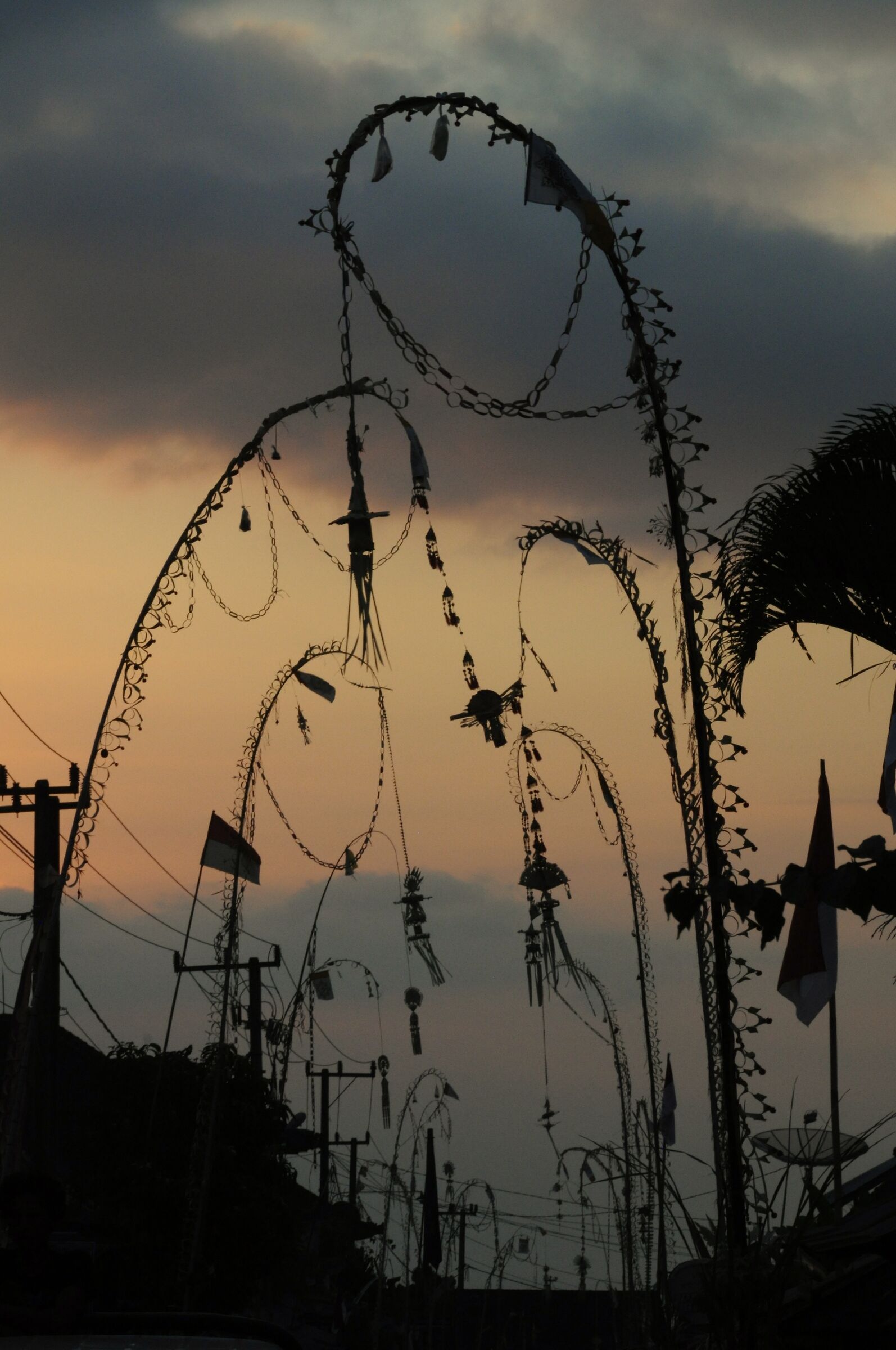 Ornamenti di strada a Bali