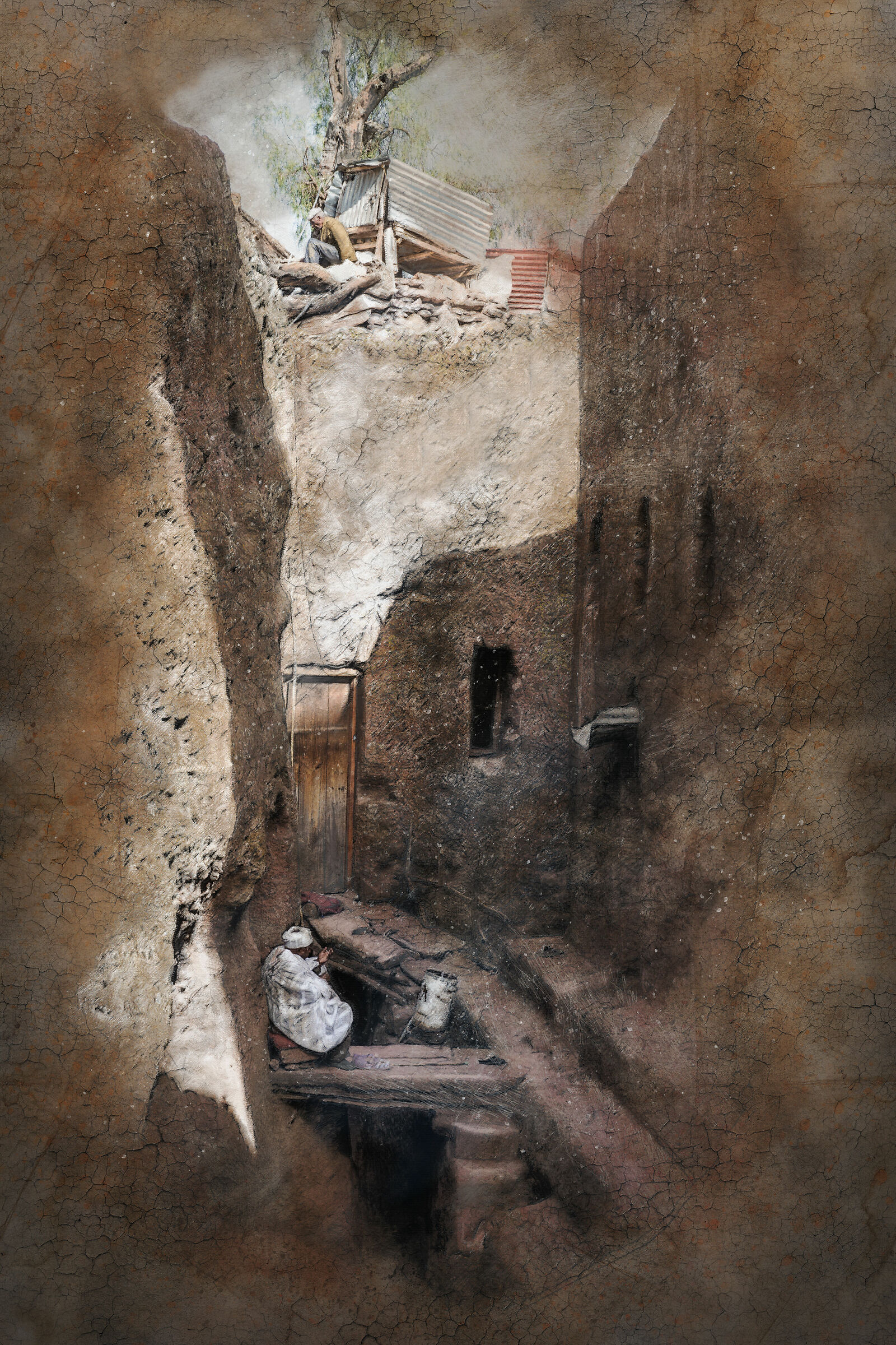 Reportage Ethiopia Photopittura