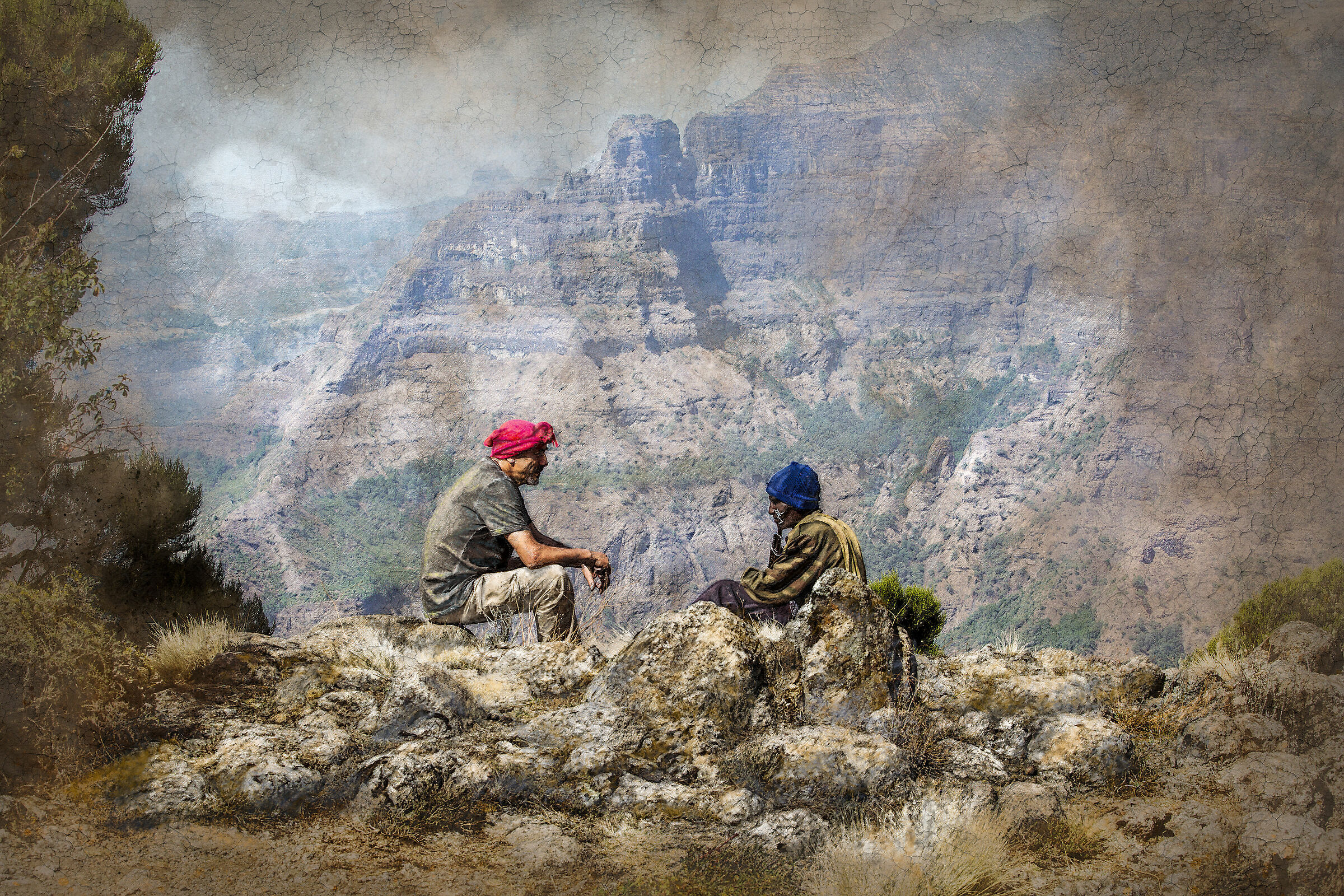 Self-timer with Photopittura Guerigliero