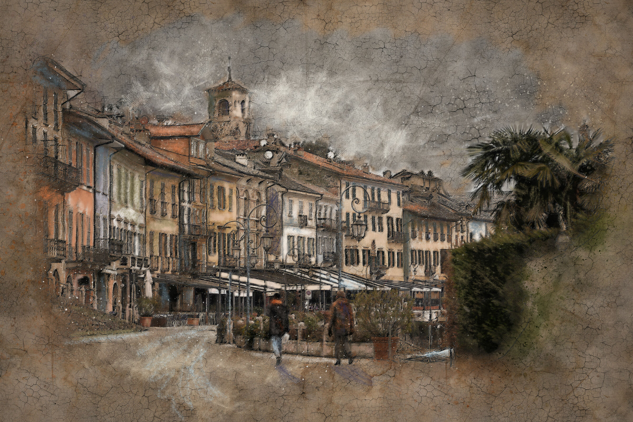 Landscape Photopittura