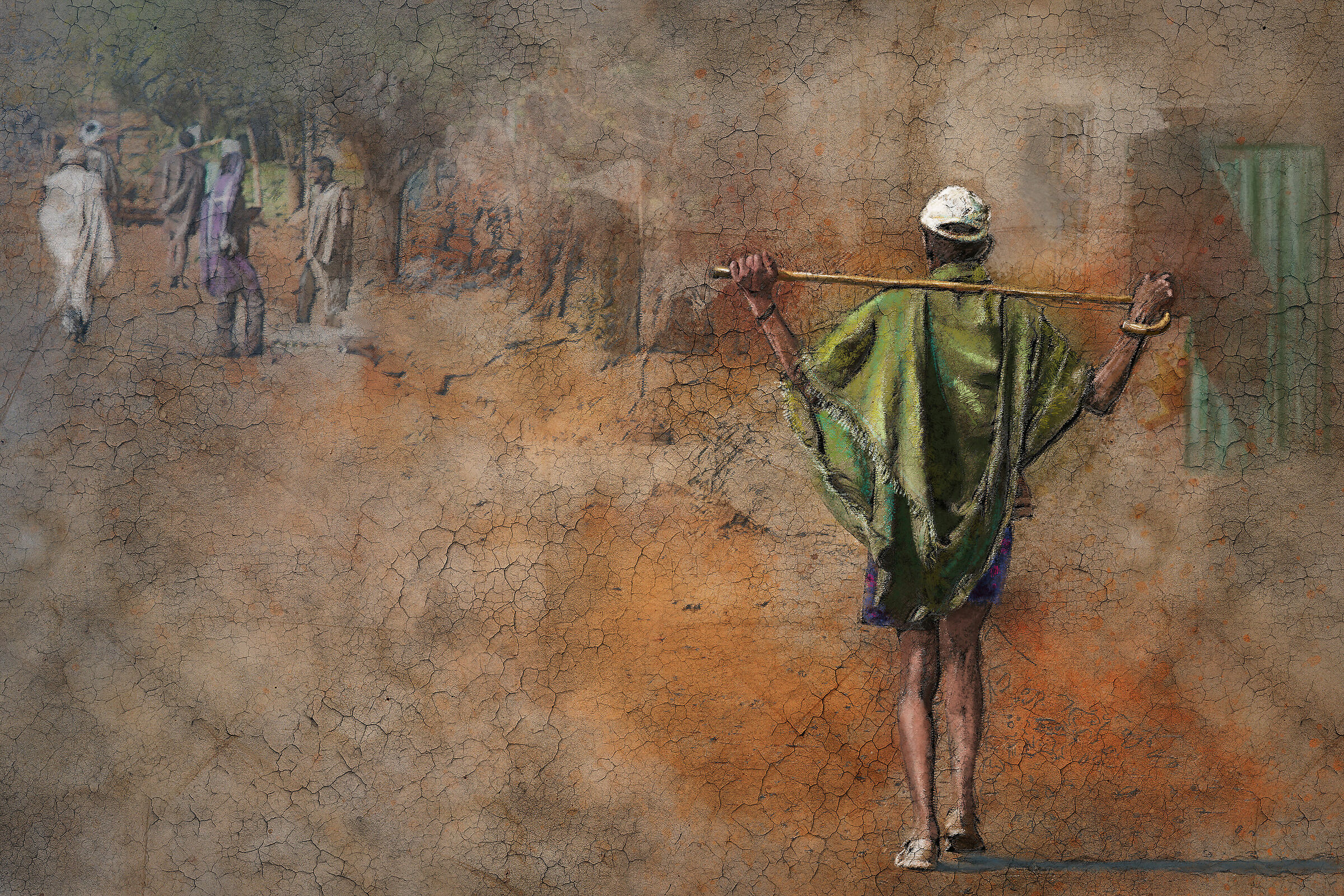 reportage etiopia fotopittura