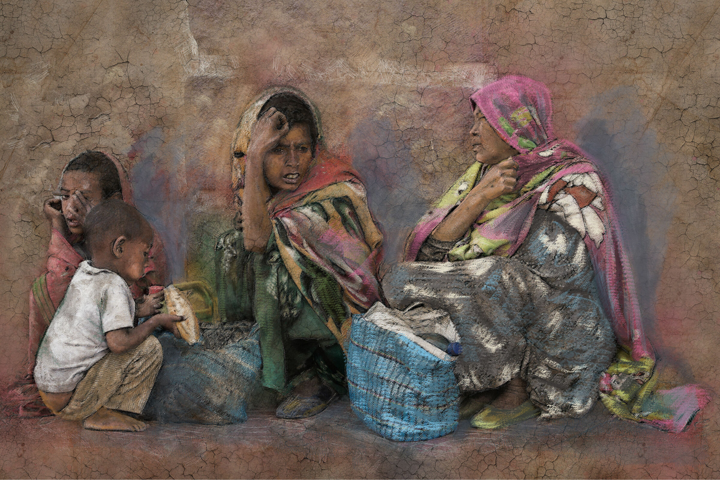 reportage etiopia fotopittura