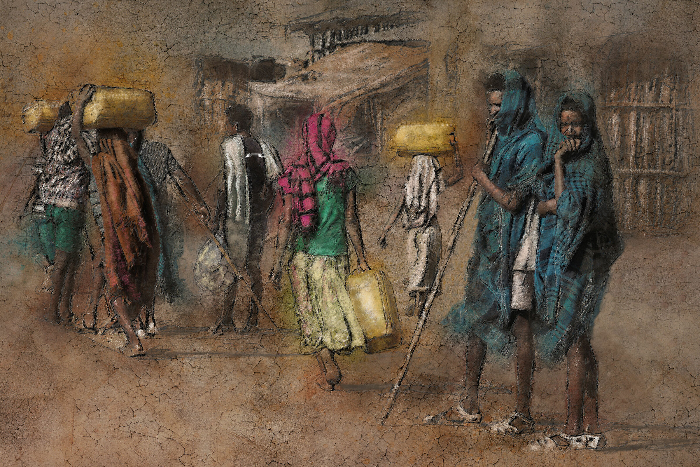 reportage Etiopia fotopittura