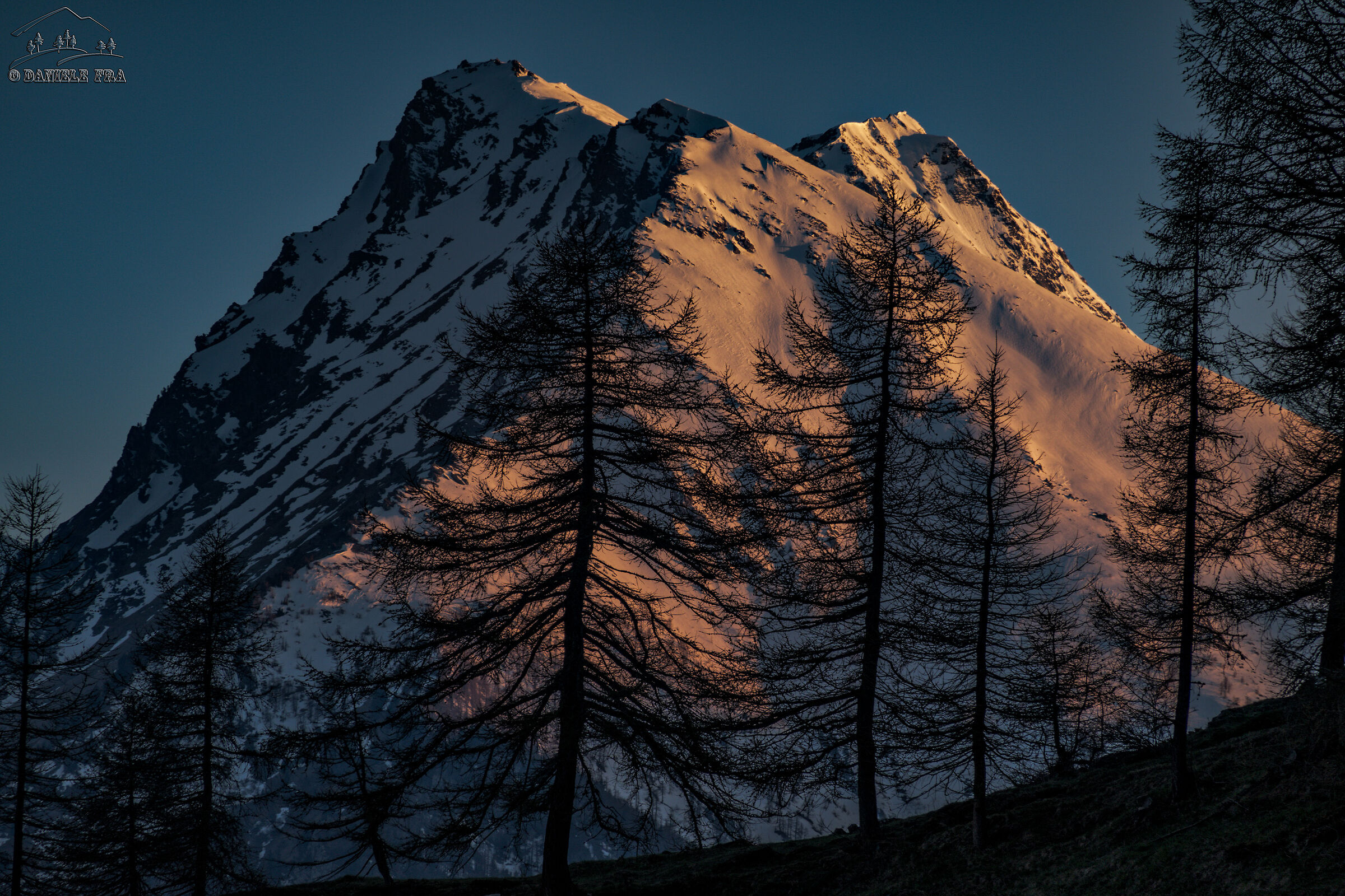 L'Albergian 3041m dal Lago delle Rane