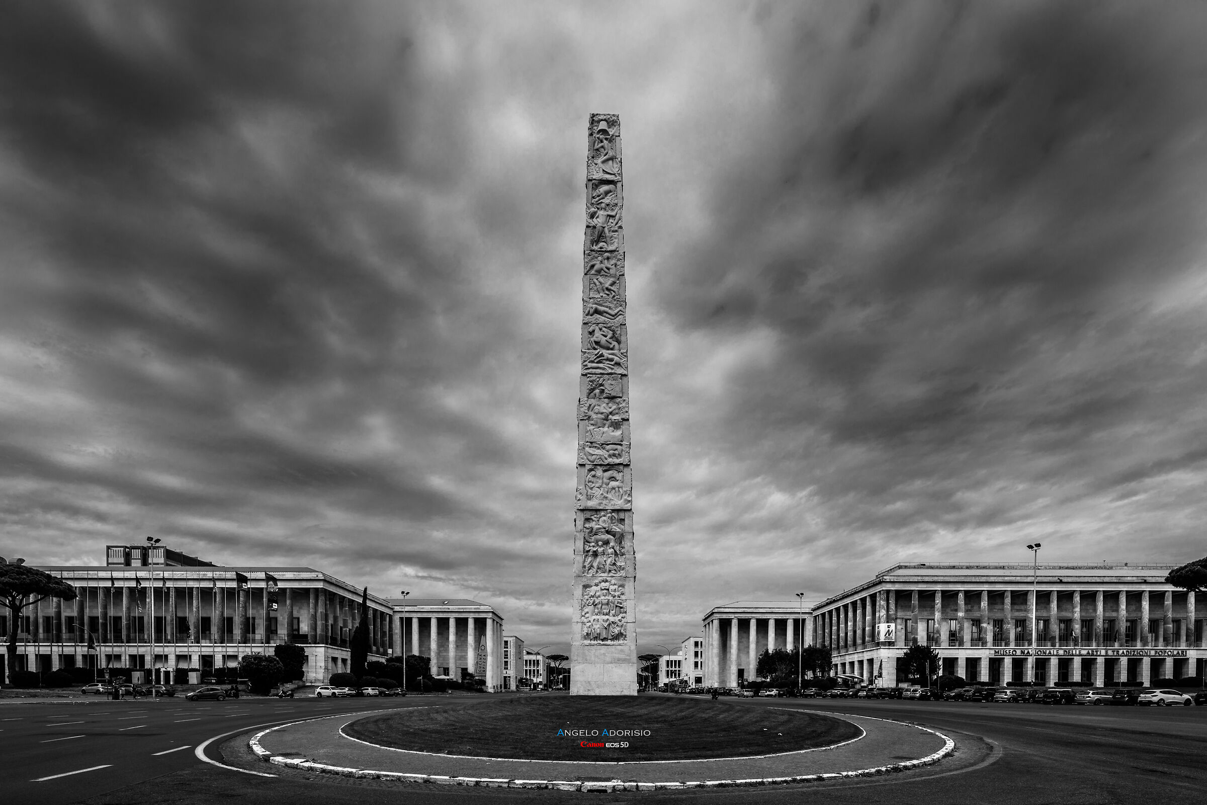 Eur-Obelisk made for the Olympics of 1960