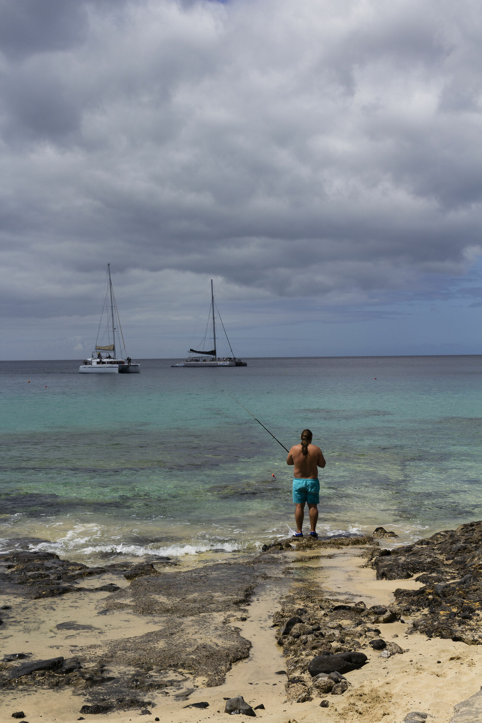 Fisherman in Paradise