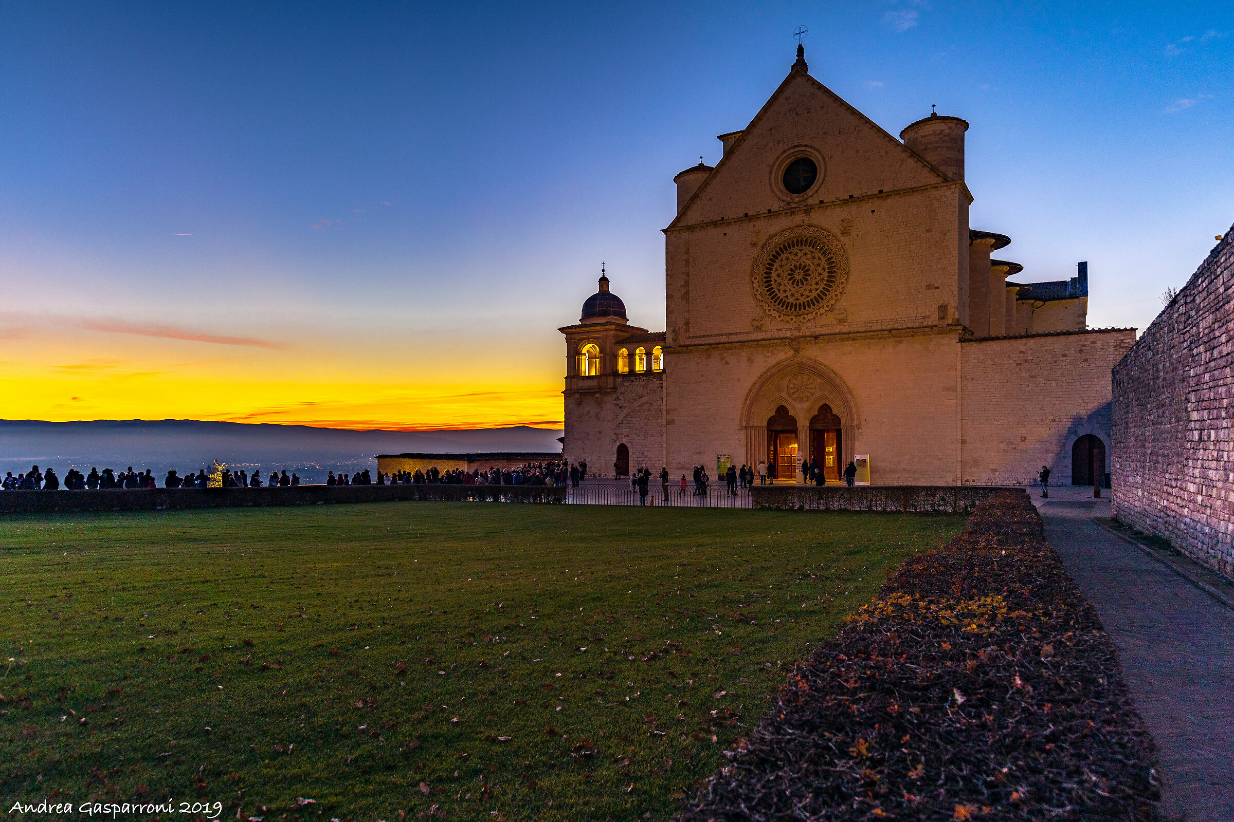 Tramonto ad Assisi