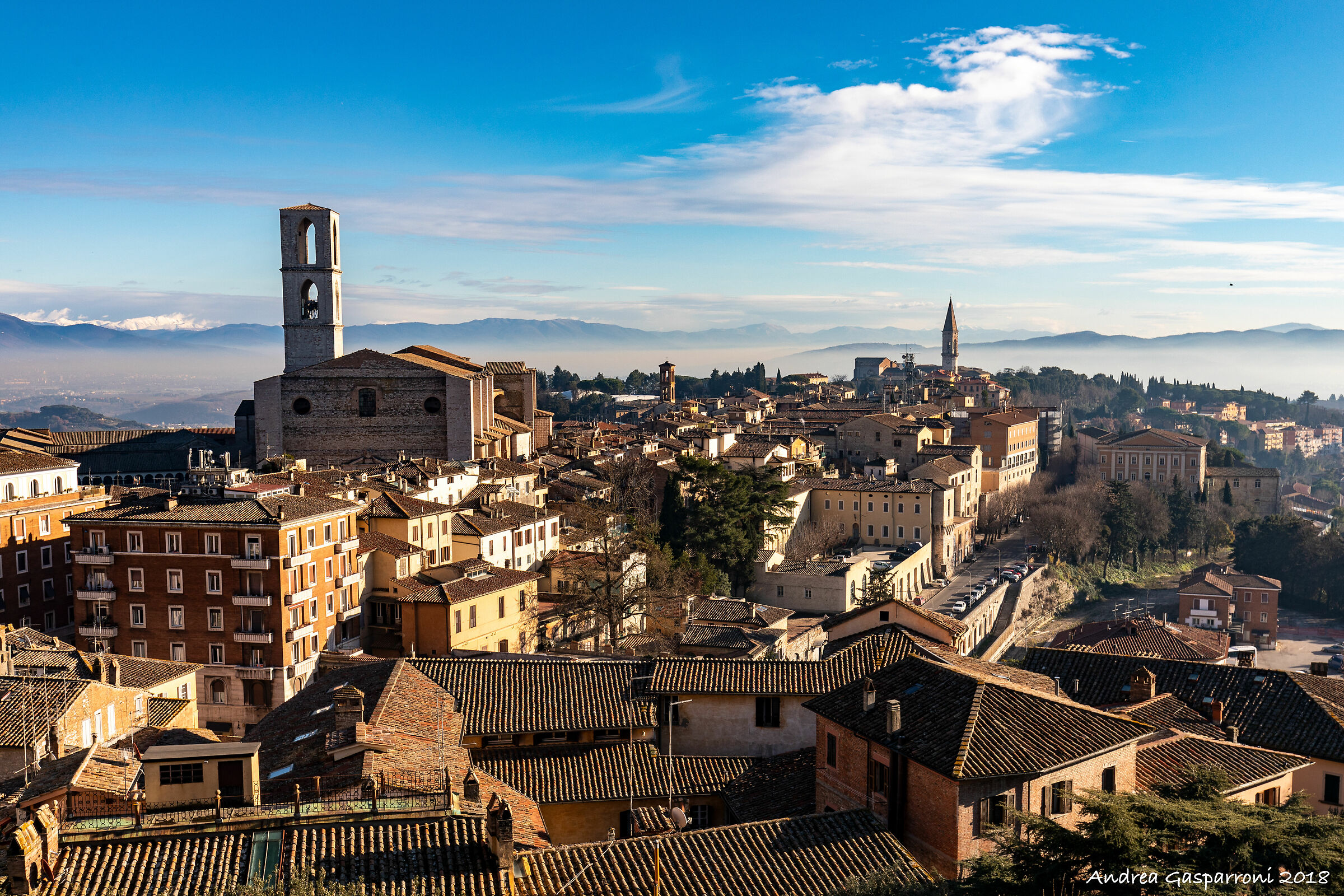 Dal Belvedere di Perugia fino ai Sibillini (Pg)