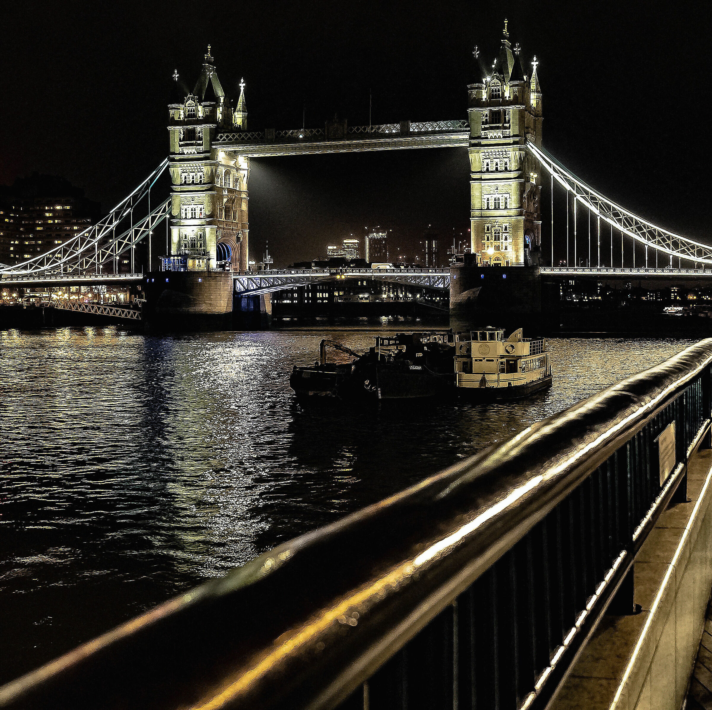 Tower Bridge by night