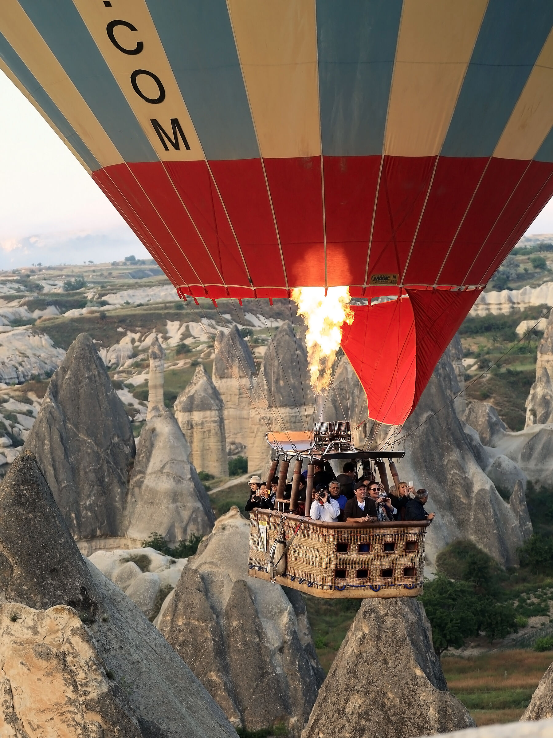 Flying over the Fairy Chimneys