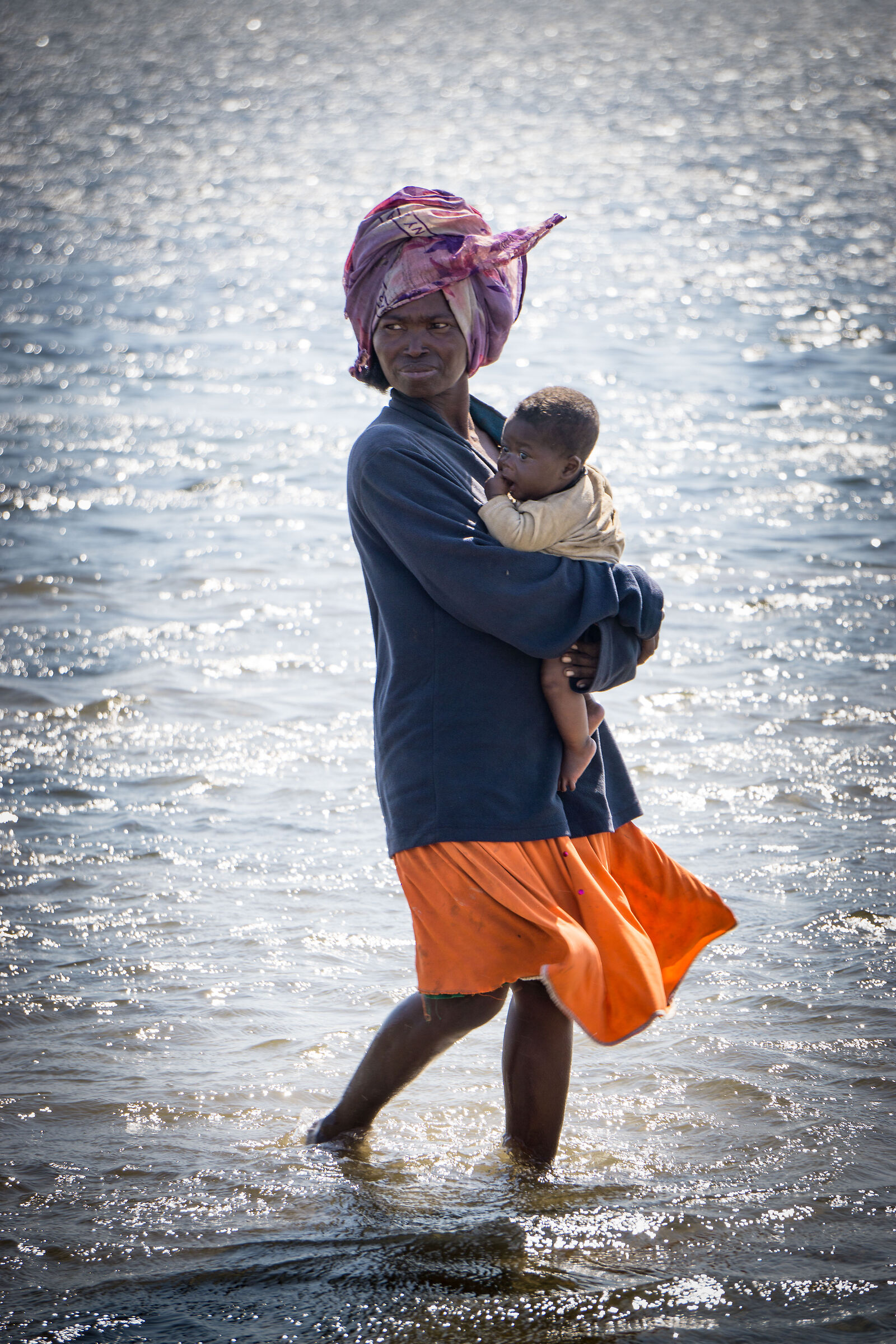 Donna Vezu e il suo piccolo